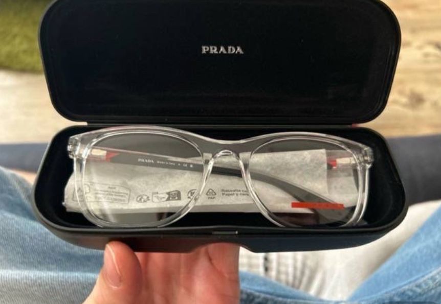 Prada Prada Sport Frame 05PV 2AZ1O1 Transparent Sunglasses Size ONE SIZE - 2 Thumbnail