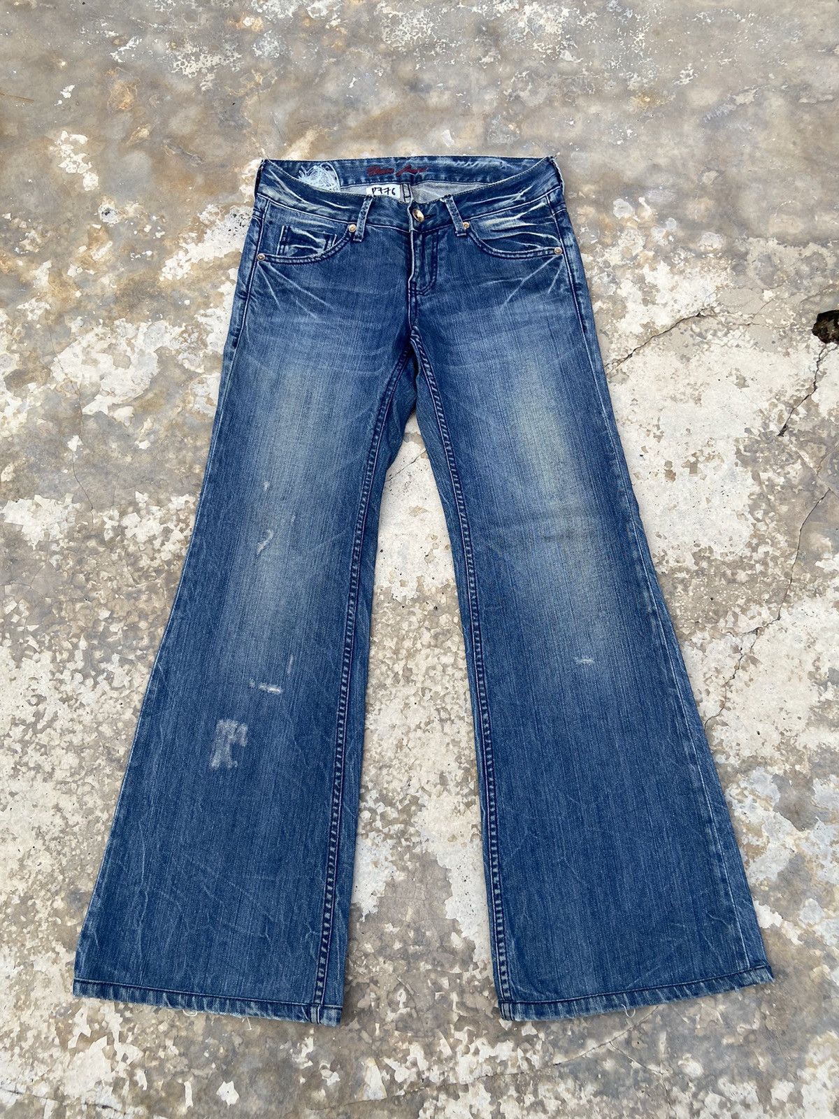 Japanese Brand Vintage Drive Jeans Flare Pant Size US 30 / EU 46 - 1 Thumbnail