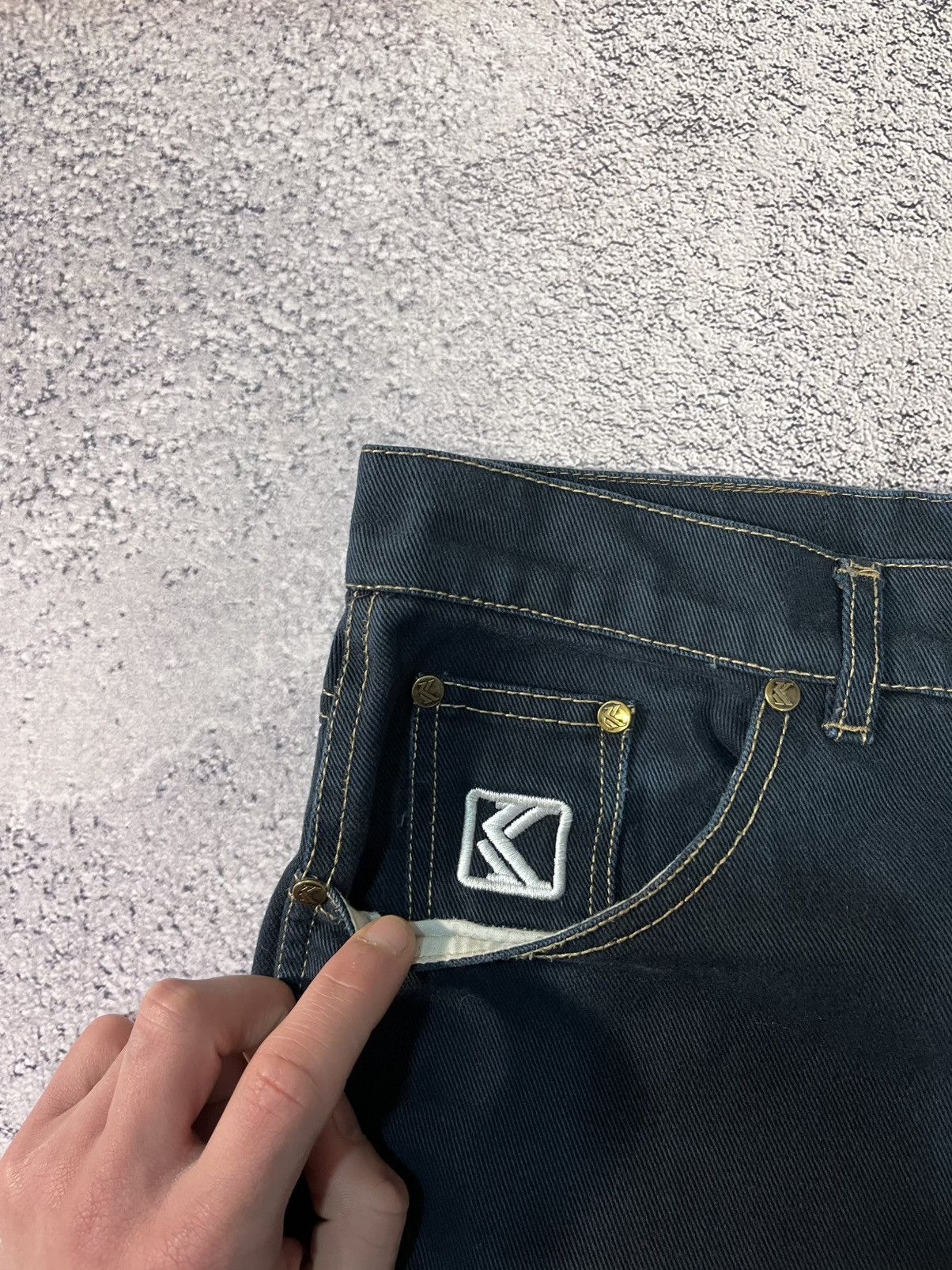 Karl Kani Vintage Karl Kani Carpenter Cargo Jeans Workwear Denim S Y2K Size US 30 / EU 46 - 7 Thumbnail