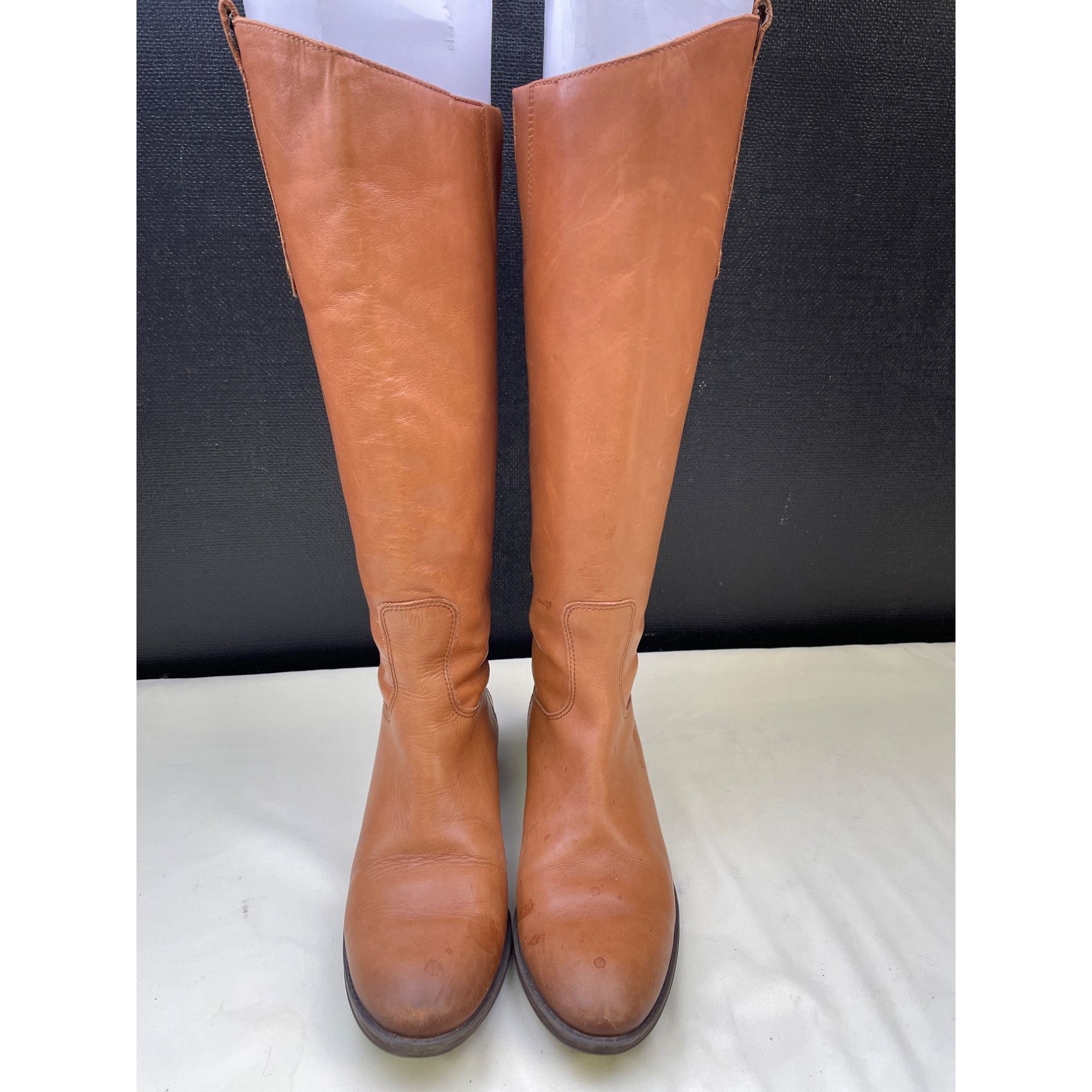 Sam Edelman Sam Edelman Women's Leather Camel Color Riding Boots /Shoes Size US 6.5 / IT 36.5 - 1 Thumbnail