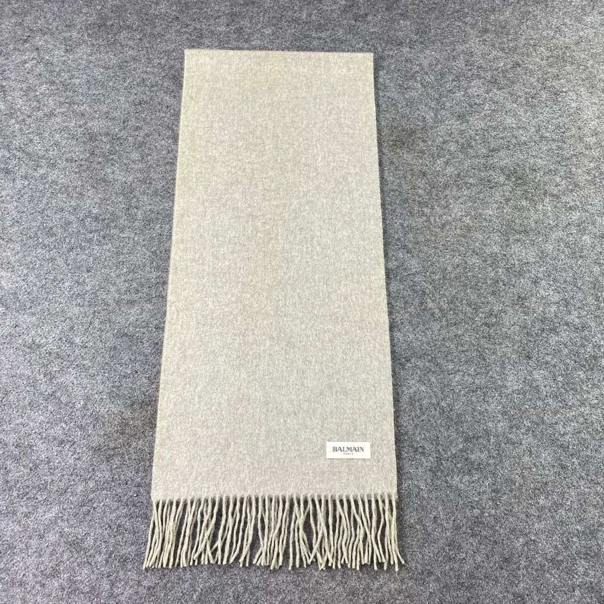 Pierre Balmain × Vintage Balmain Cashmere Scarf / Muffler / Neckwear-T1420 Size ONE SIZE - 3 Thumbnail