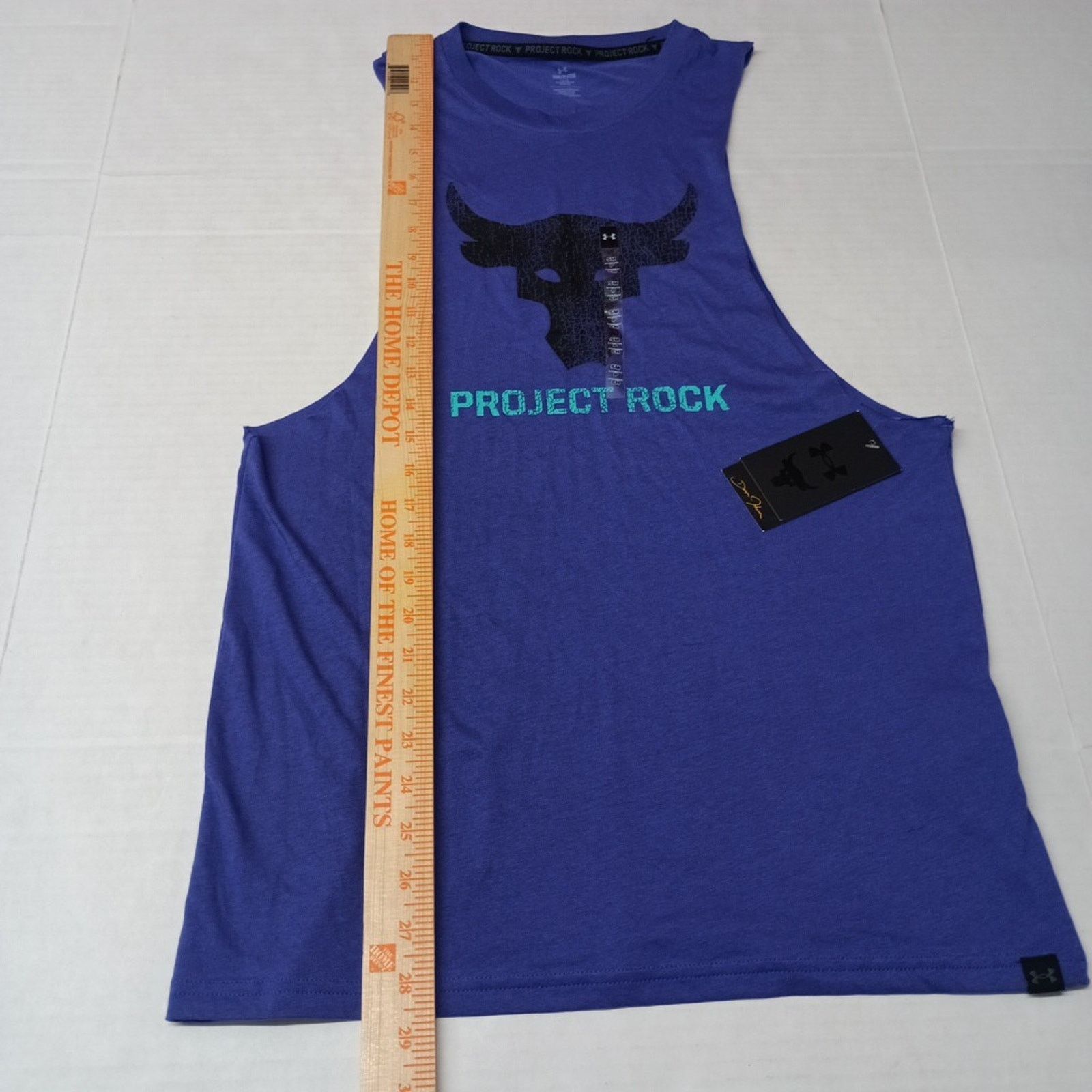 Under Armour Under Armour Project Rock Brahma Bull Tank Men Size S Purple Size US S / EU 44-46 / 1 - 5 Thumbnail
