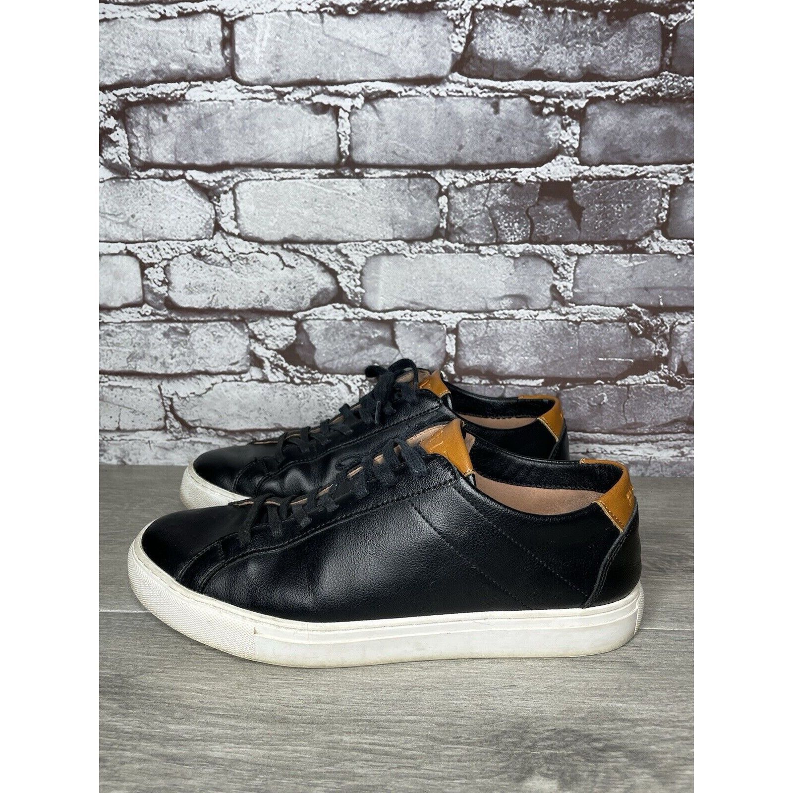 Other BYLT Everyday Shoes Black Leather Lace Up Casual Low Sneaker Size US 9 / EU 42 - 11 Thumbnail