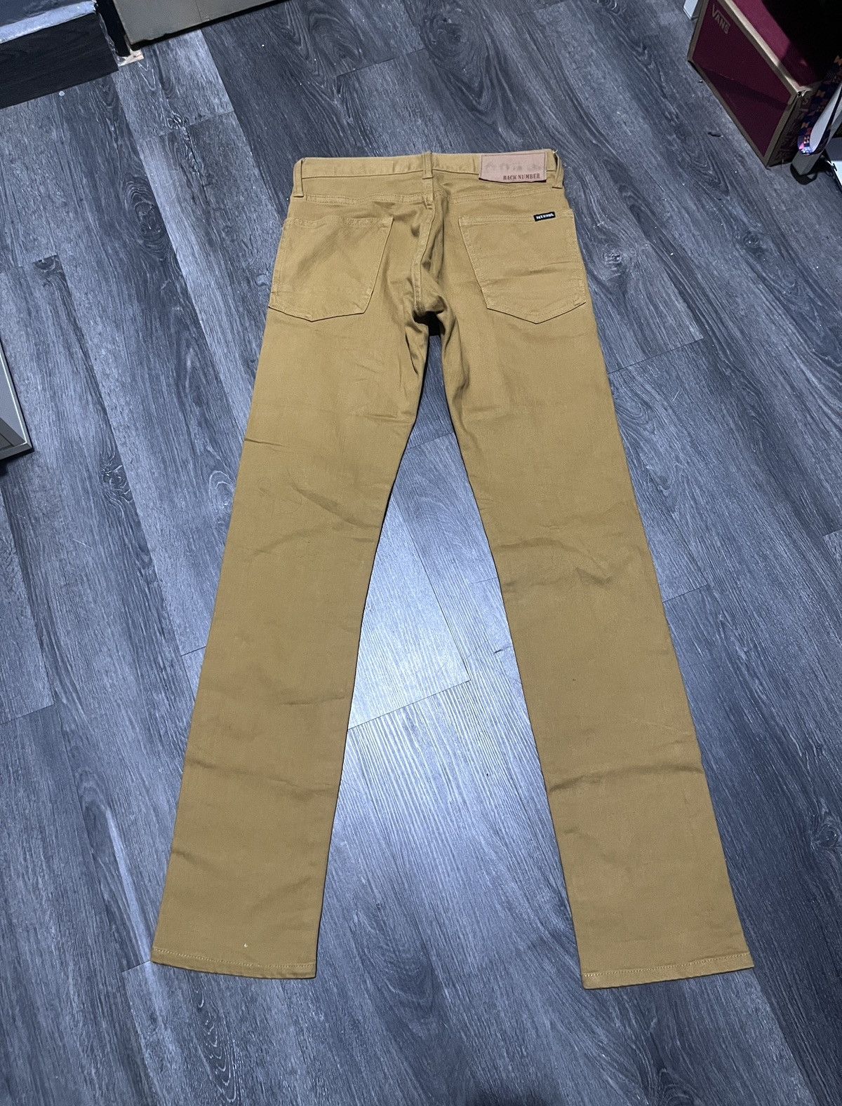 Hysteric Glamour × Japanese Brand × Tornado Mart Back Number Color Denim Edition (Mustard Yellow) Size US 30 / EU 46 - 5 Thumbnail