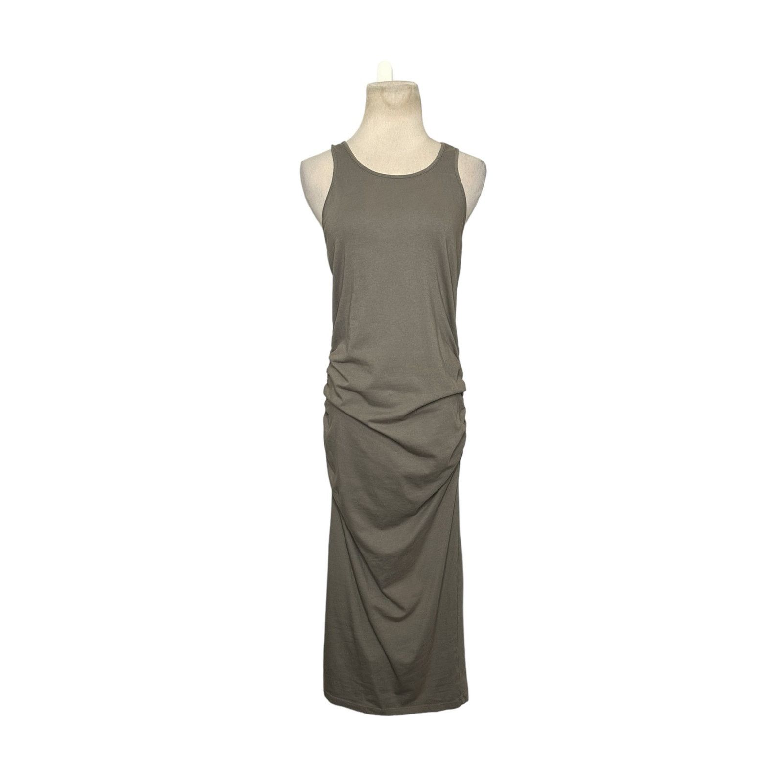 Michael Stars Michael Stars olive bodycon midi halter dress size Large Size L / US 10 / IT 46 - 10 Thumbnail