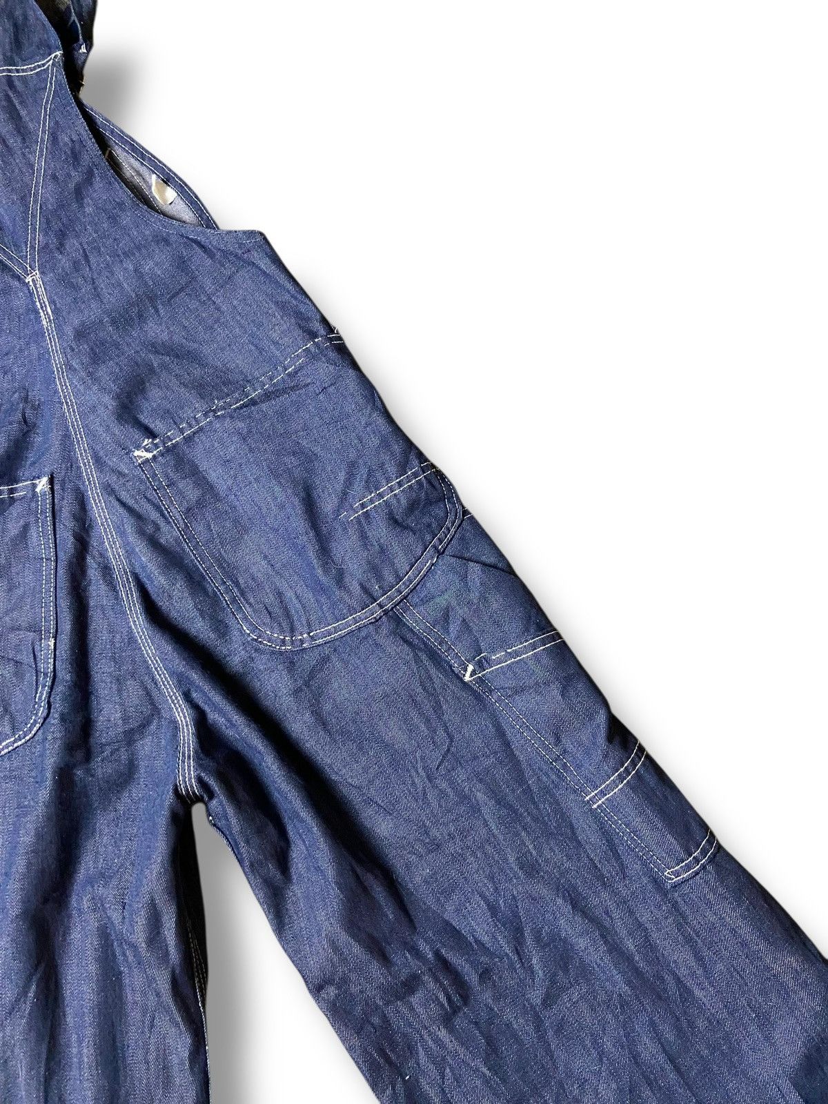 Japanese Brand × Lee × Vintage Vintage Lee Denim Overalls (121) Size US 31 - 3 Thumbnail