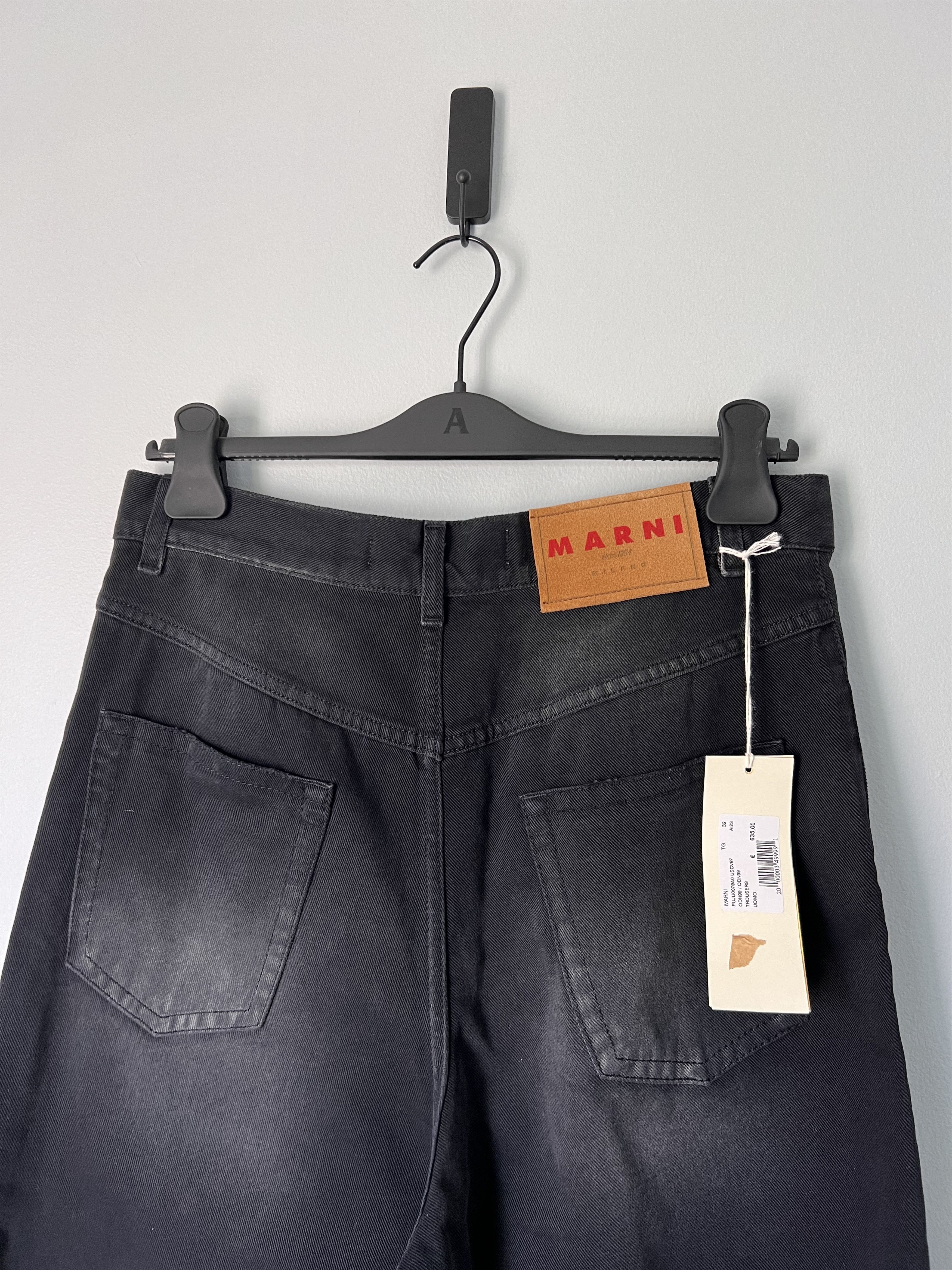 Marni Marni Bleached Cotton Bull Denim Jeans in Black Size US 32 / EU 48 - 5 Thumbnail