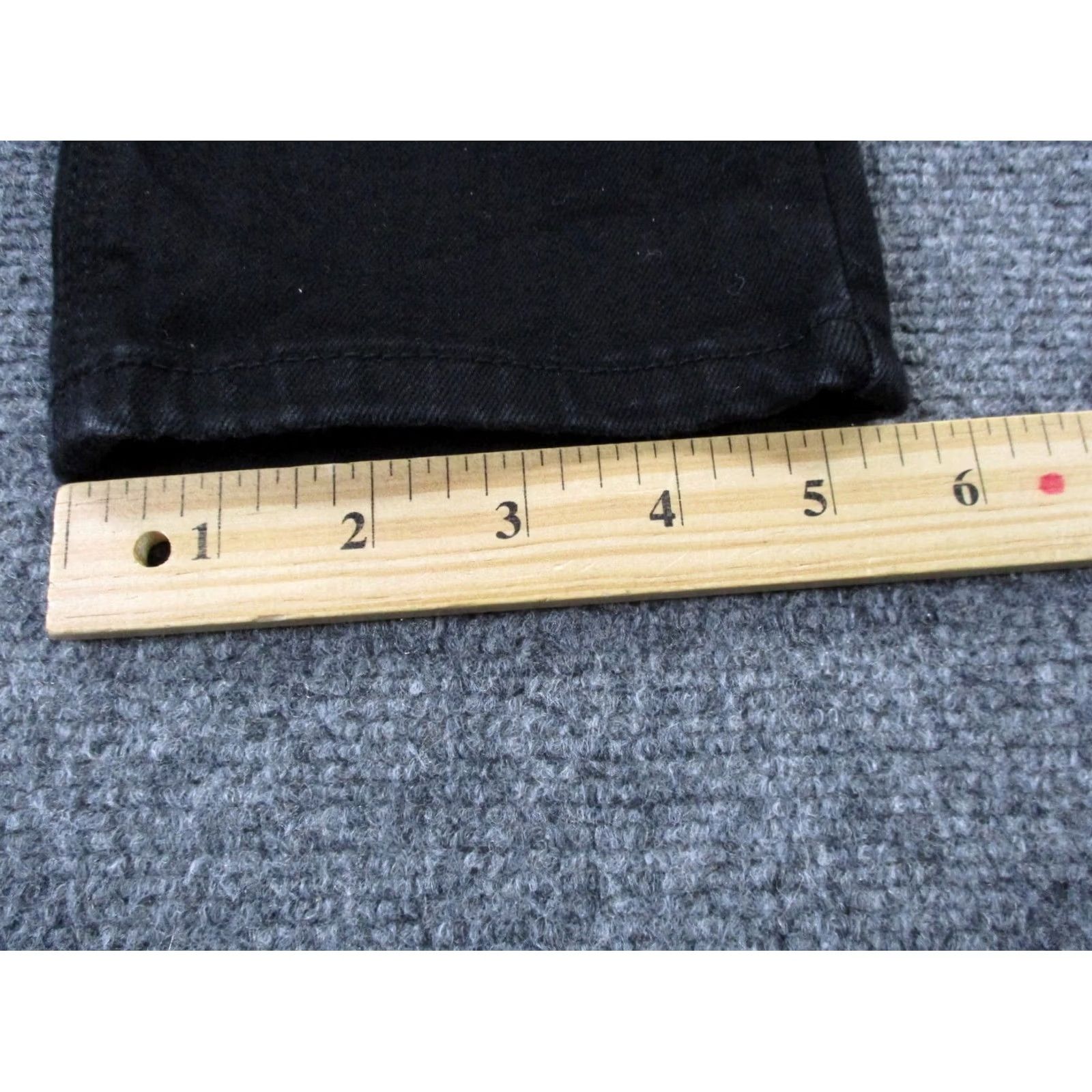 Emporio Armani Emporio Armani Jeans Mens 30 Black Denim Straight Designer Casual Slim Jeans Regular Boys? Size US 29 - 5 Thumbnail