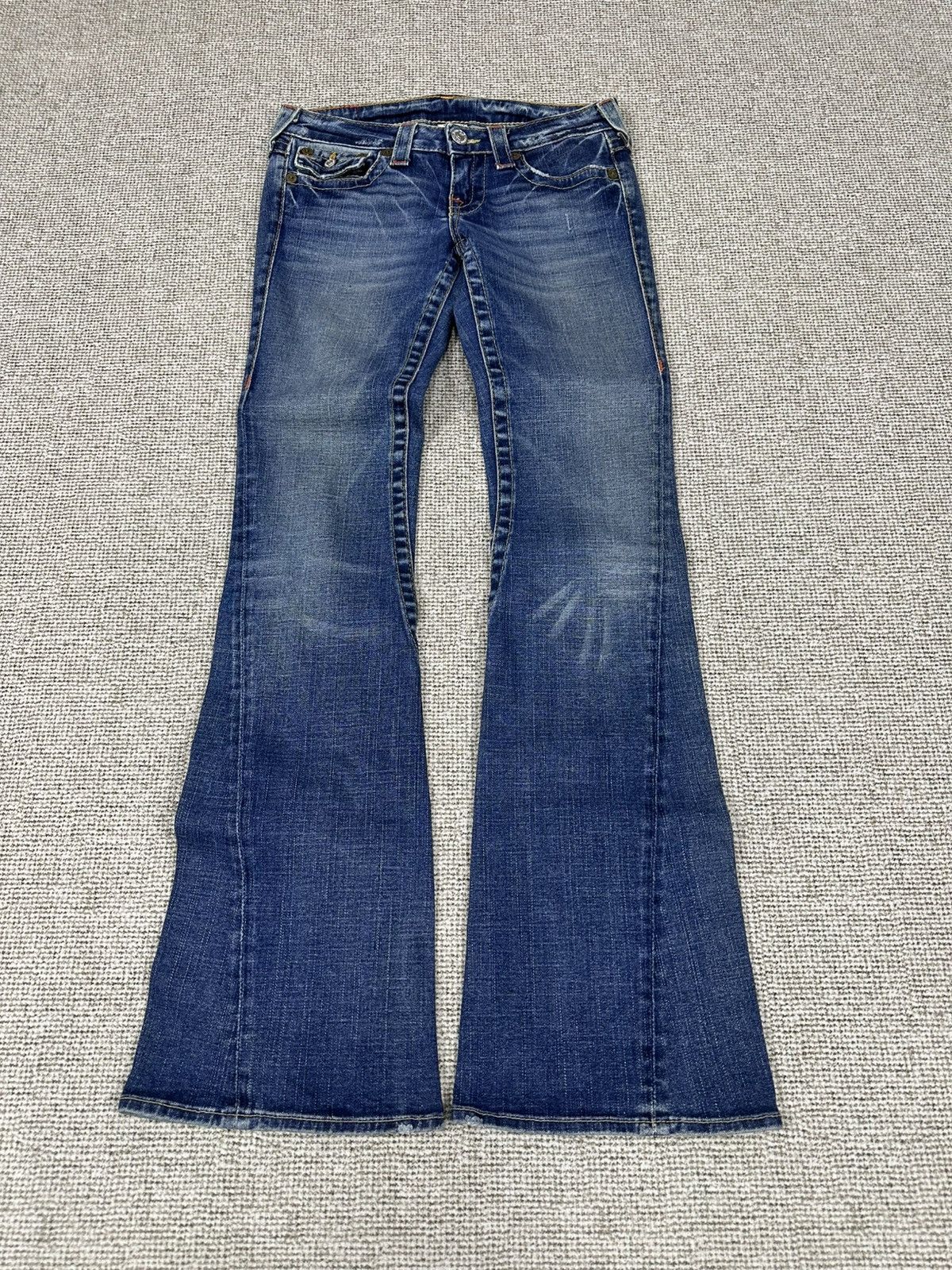 True Religion Y2K True Religion "Joey" Flare Usa Denim 27x32 D739 Size 27" / US 4 / IT 40 - 1 Thumbnail