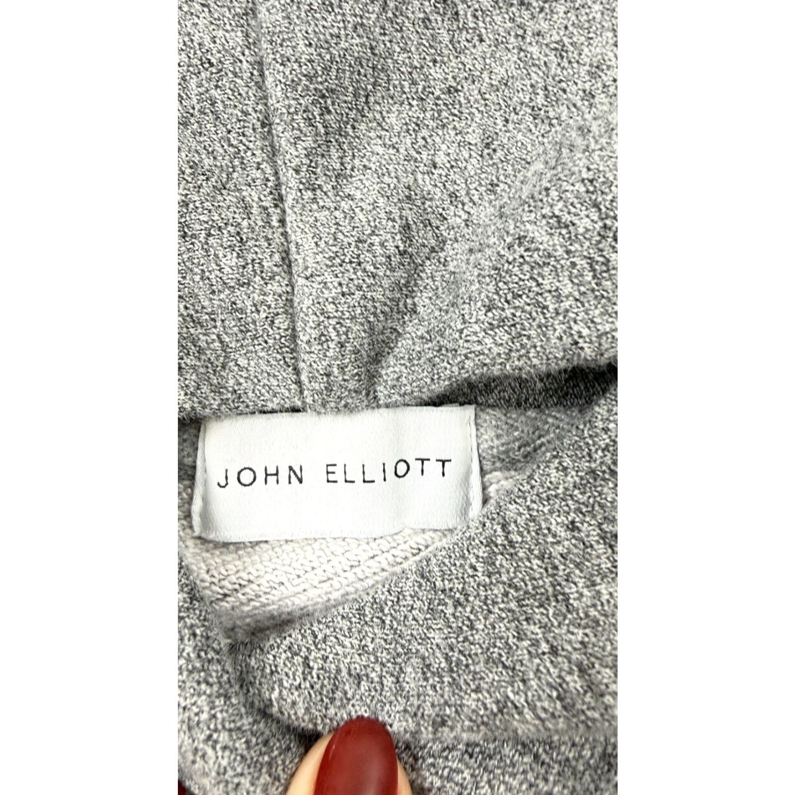 John Elliott John Elliott Hoodie Mens Medium Gray Slim Pullover Side Zip Made USA Size US M / EU 48-50 / 2 - 4 Thumbnail