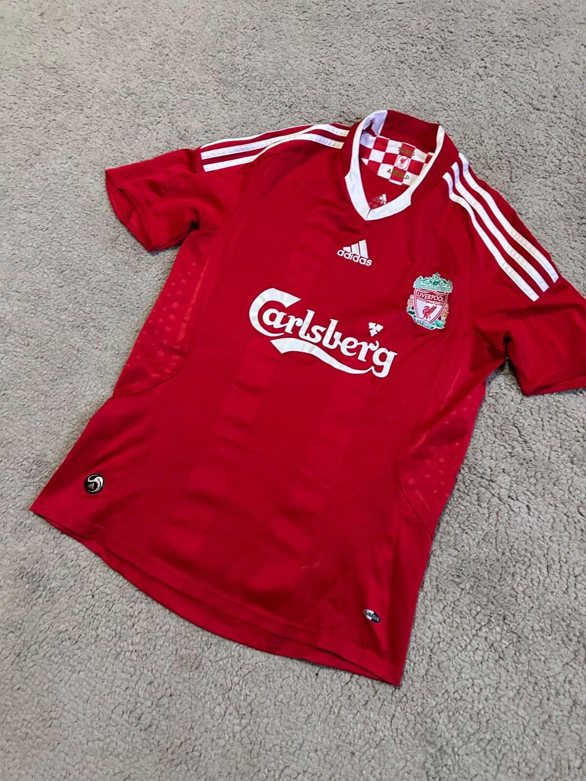 Adidas Adidas FC Liverpool 2008/2009 Football Shirt Soccer Jersey Size US S / EU 44-46 / 1 - 2 Thumbnail