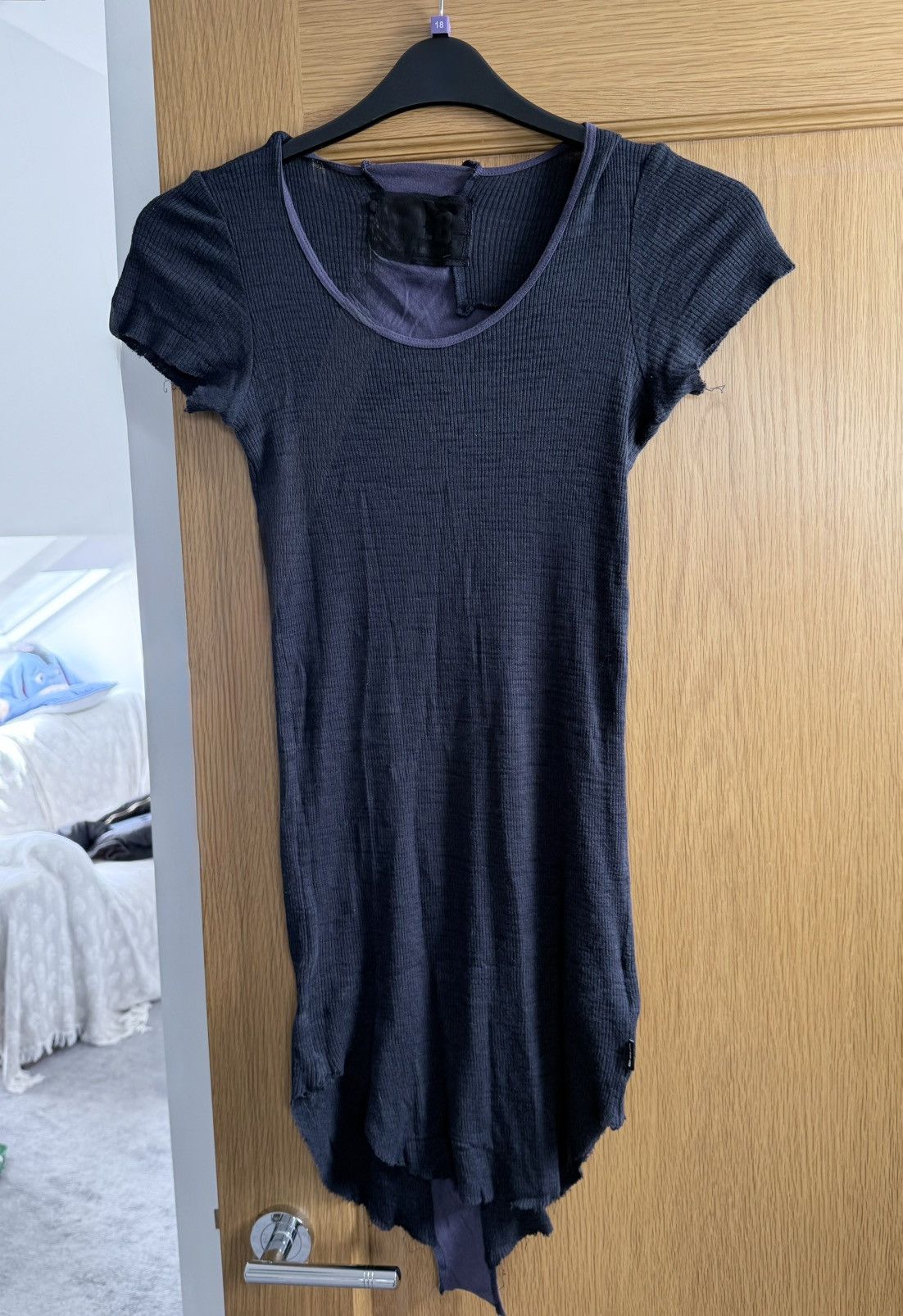 LGB Back cross tank top Navy and Purple Size 2