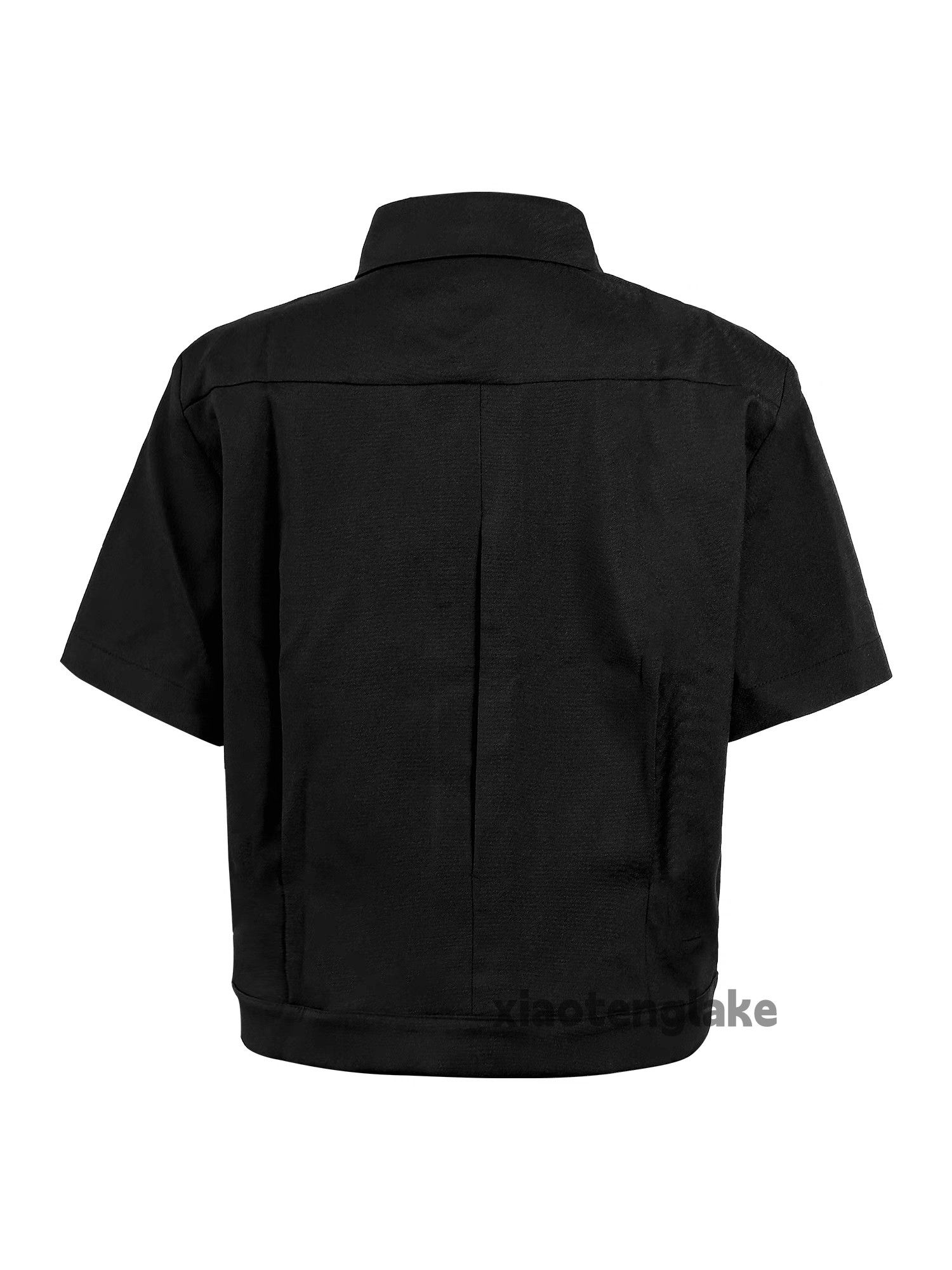 Designer × Japanese Brand × Vintage Utility dark black punk grunge patchwork zipper shirt Size US XXL / EU 58 / 5 - 3 Thumbnail