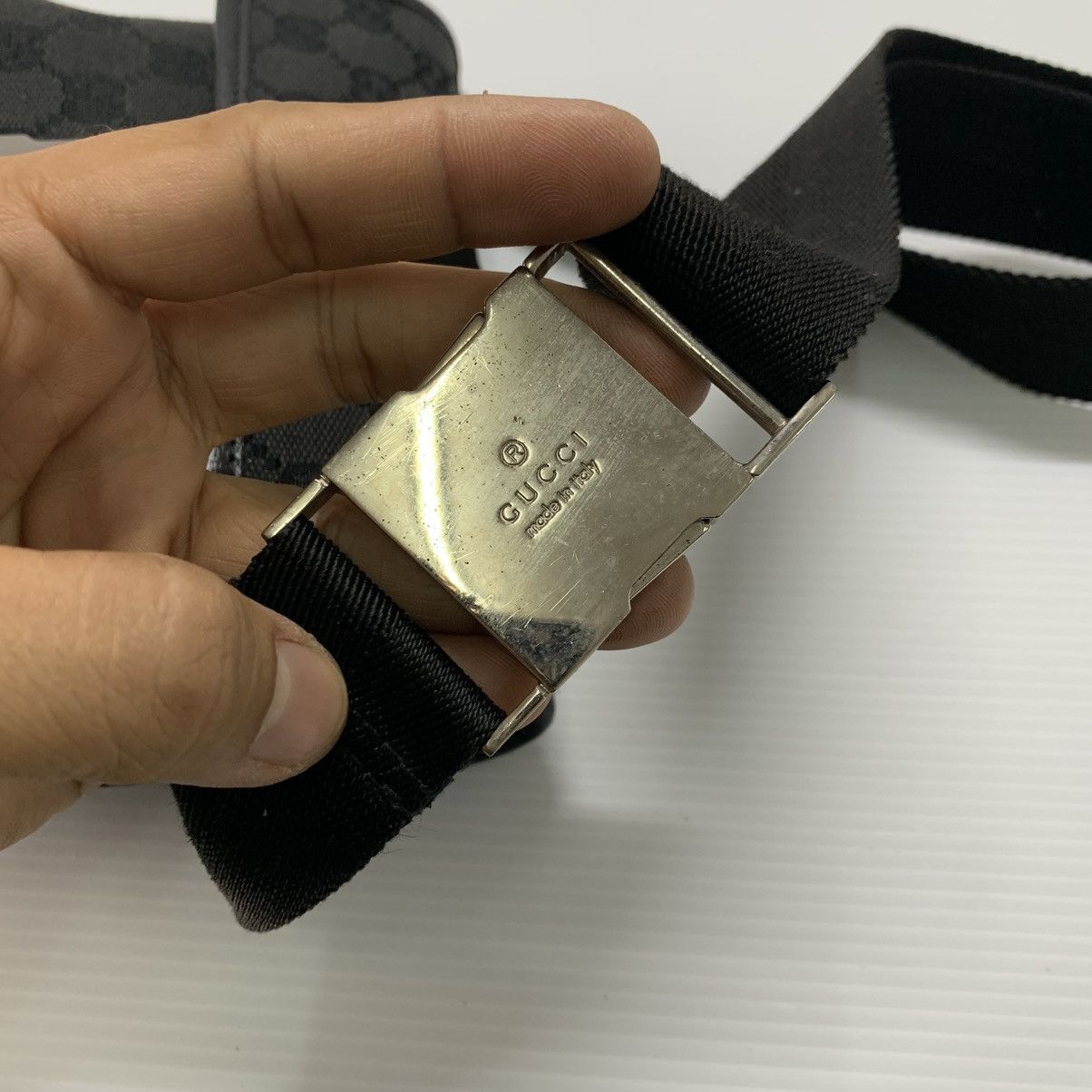 Gucci GUCCI GG CANVAS WAIST BELT BAG PRE-OWNED Size ONE SIZE - 9 Thumbnail