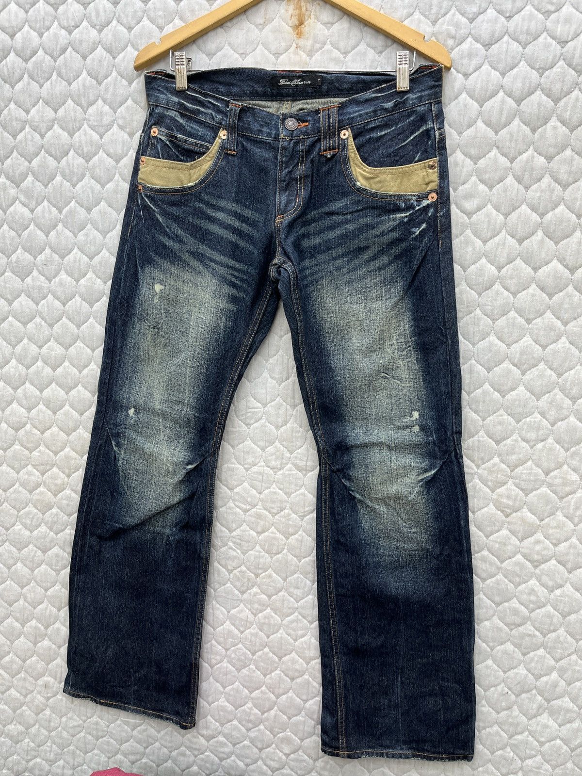 Japanese Brand 🔥🔥🔥ARCHIVE ROOT THREE HYPE DENIM Size 32" / US 10 / IT 46 - 3 Thumbnail
