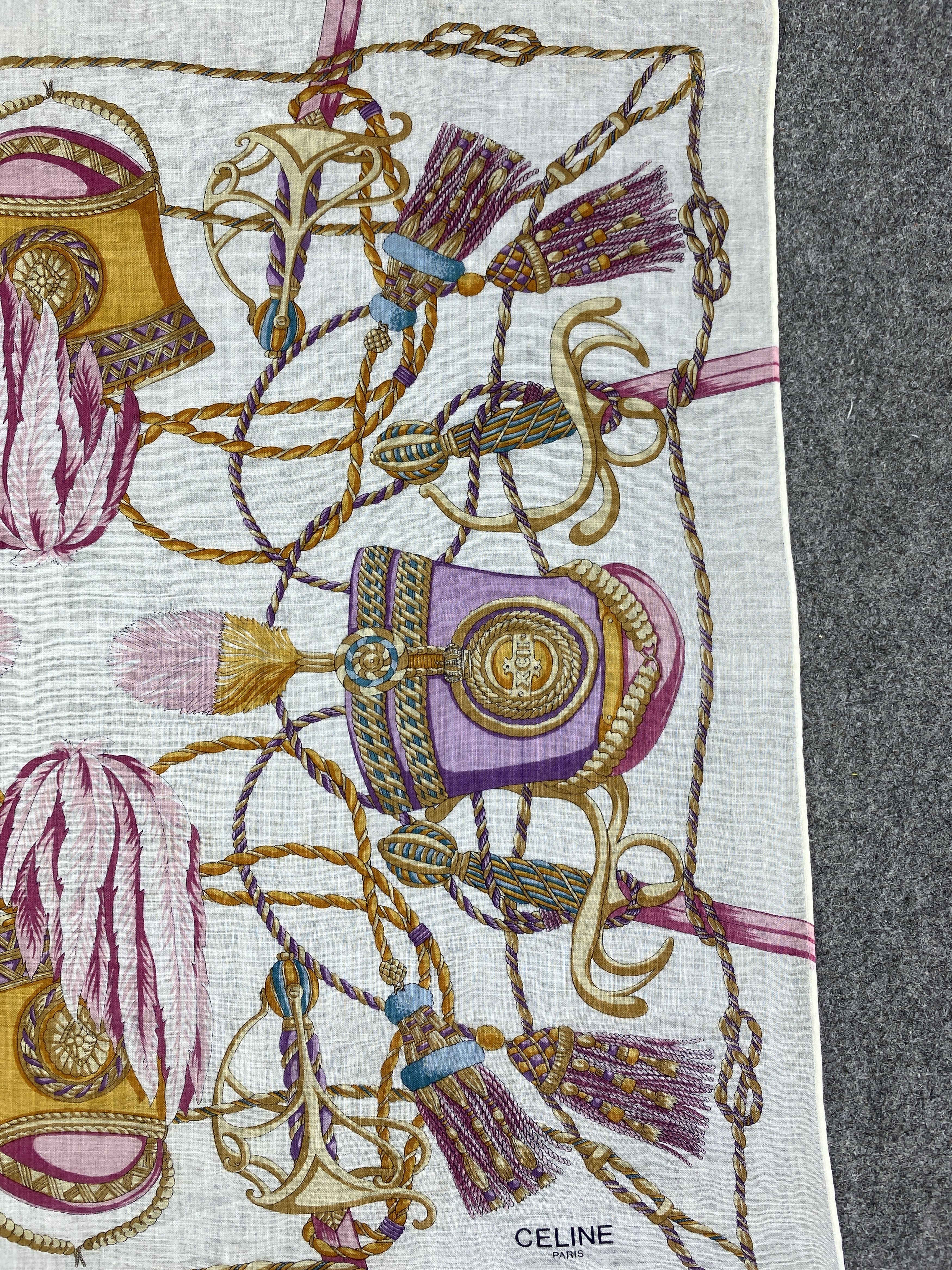 Celine Vintage Celine Handkerchief / Neckerchief HKC1096 Size ONE SIZE - 9 Thumbnail