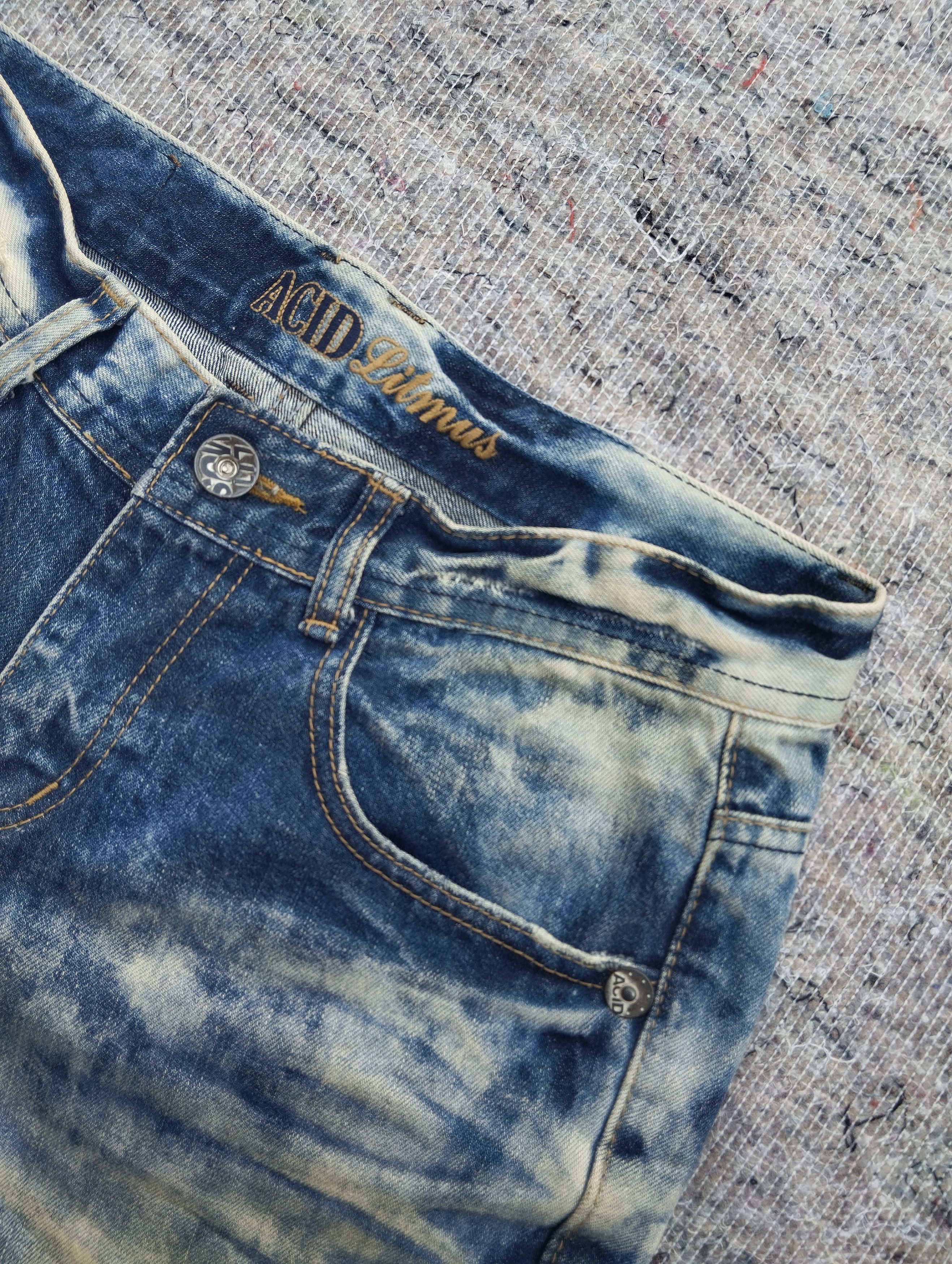 14th Addiction Acid litmus distressed washed jeans Size US 32 / EU 48 - 5 Thumbnail