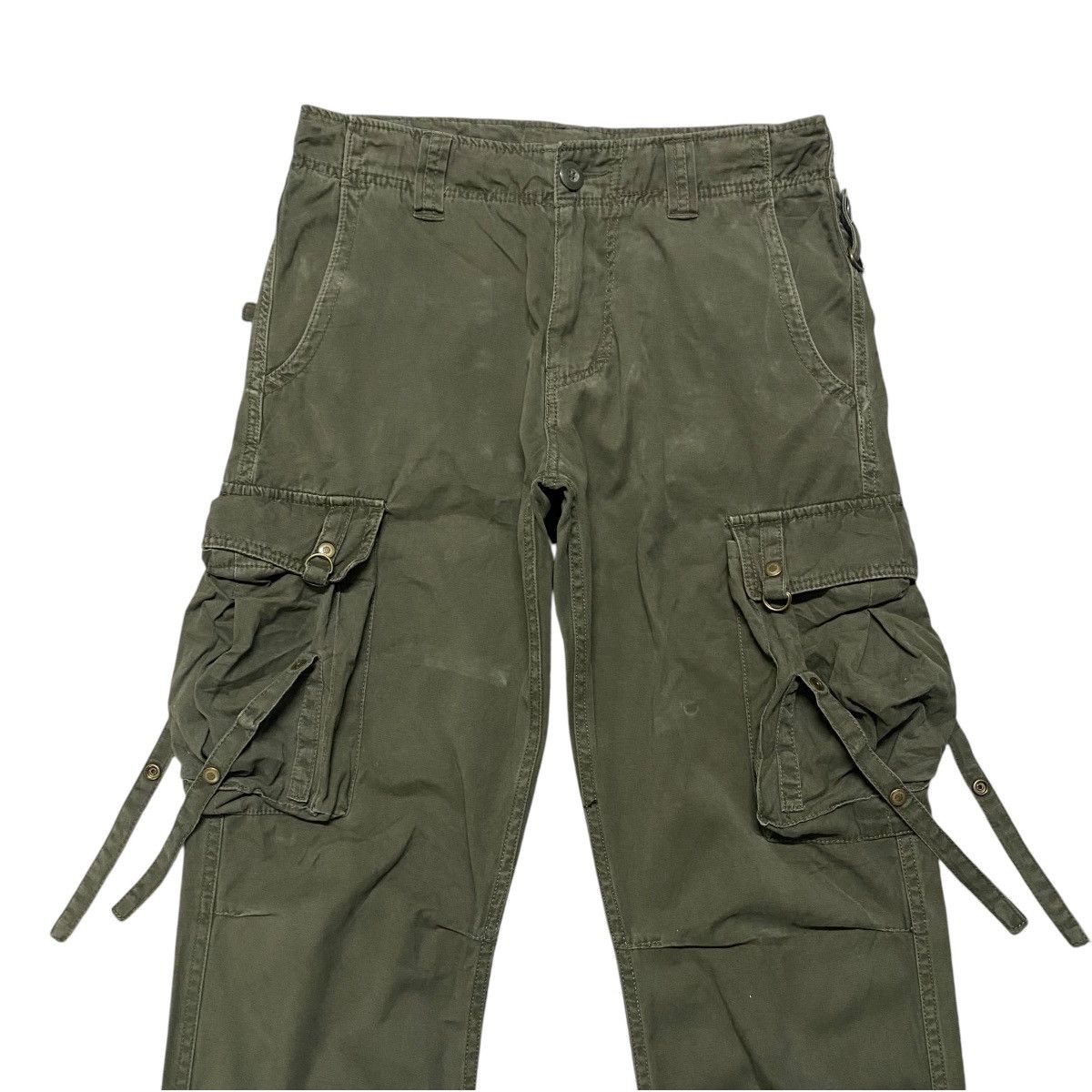 Japanese Brand DOUBLE EDGE Military Riders Cargo Pants Size US 30 / EU 46 - 3 Thumbnail