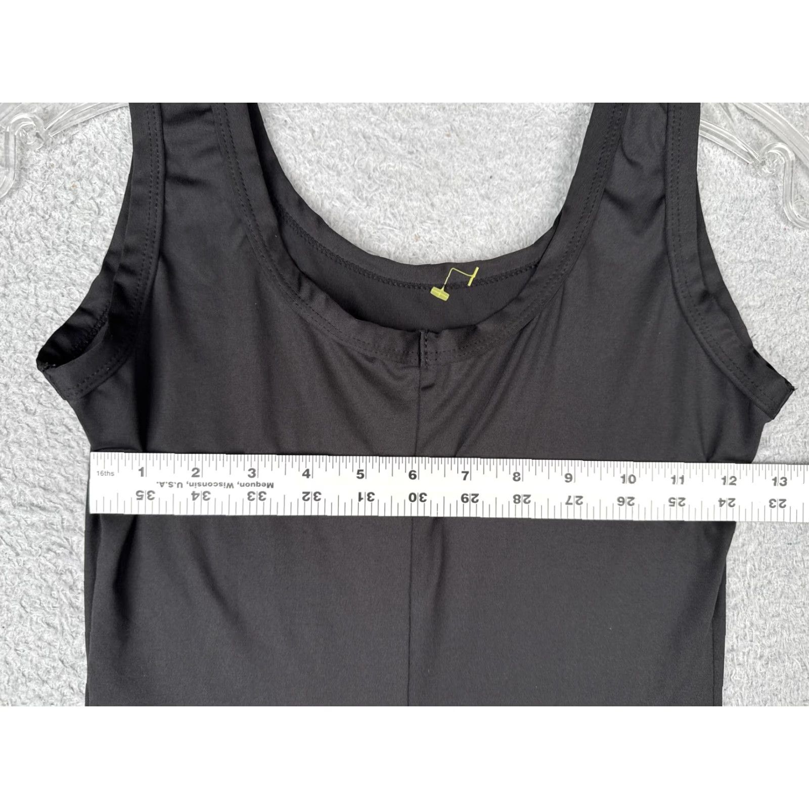 Vintage Shapewear Bodysuit Womens XS Black Sleeveless One Piece Jumpsuit Activewear Size XS / US 0-2 / IT 36-38 - 6 Thumbnail
