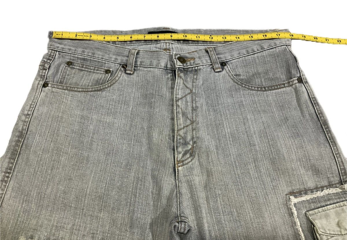 Hysteric Glamour × If Six Was Nine × Japanese Brand 🔥Sick Y2K Trnca Patchwork Baggy Denim Distressed Size US 36 / EU 52 - 12 Thumbnail