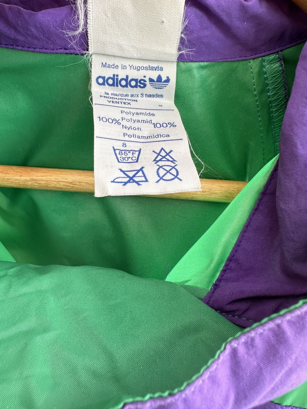 Adidas Vintage Adidas Made in Yugoslavia Rare Nylon Anorak Jacket Size US M / EU 48-50 / 2 - 8 Thumbnail