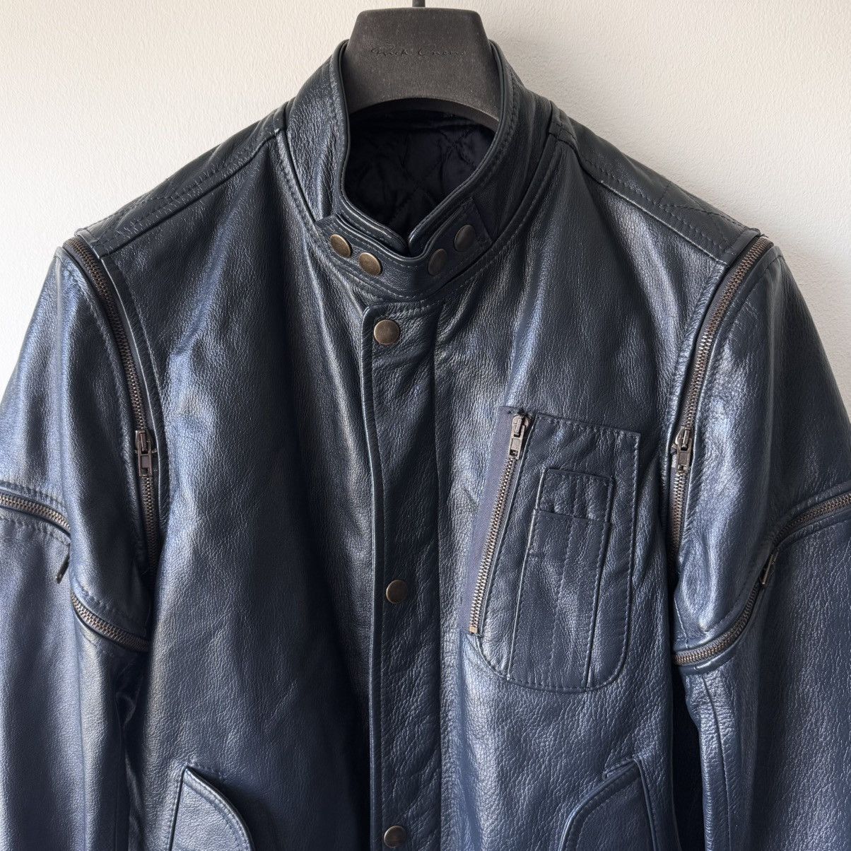 Maison Margiela SS2007 Martin Margiela Multi-Zip Bomber Leather Jacket Size US M / EU 48-50 / 2 - 4 Thumbnail