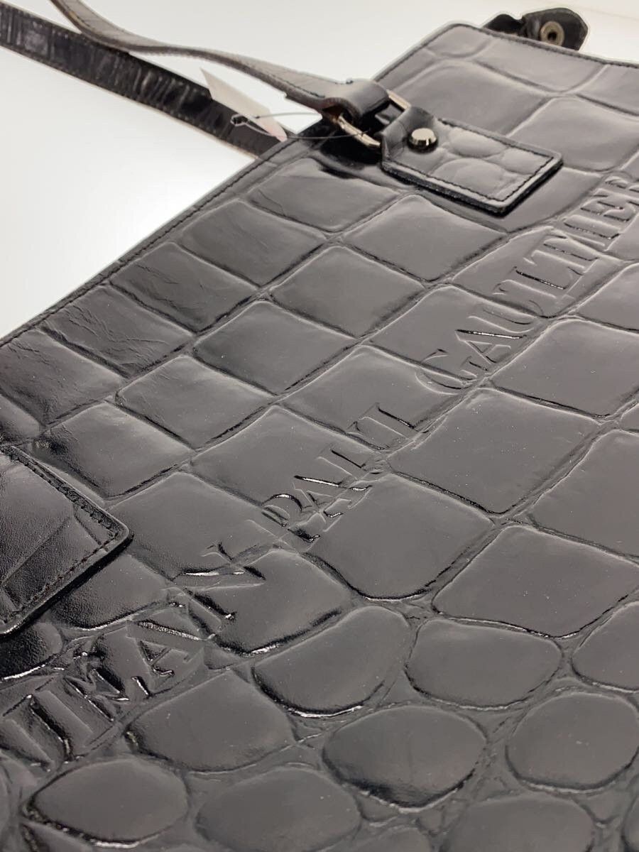 Jean Paul Gaultier Crocodile Embossed Leather Shoulder Bag Size ONE SIZE - 6 Thumbnail