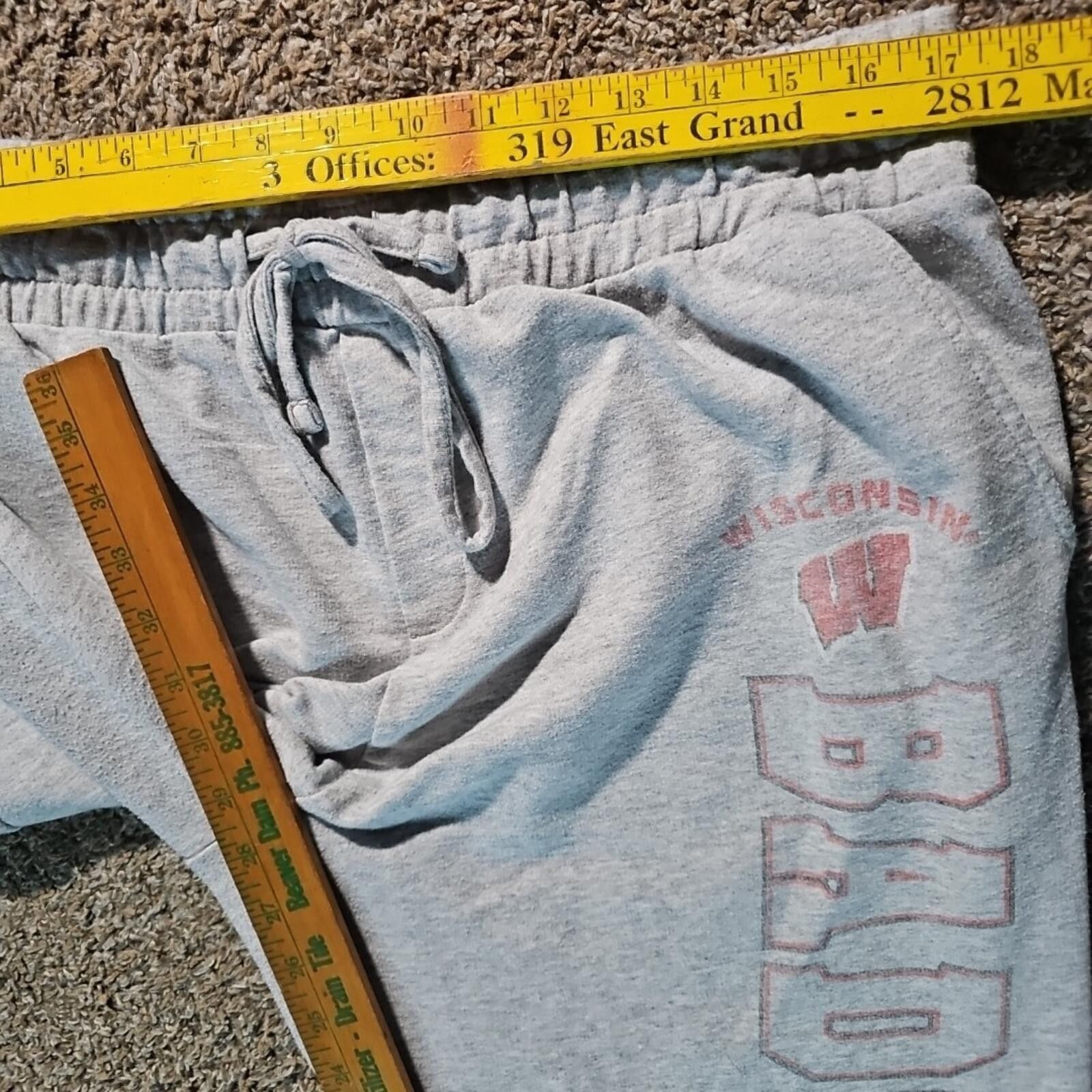 Other Sideline Apparel Wisconsin Badgers Light Sweatpants L Size ONE SIZE - 5 Thumbnail