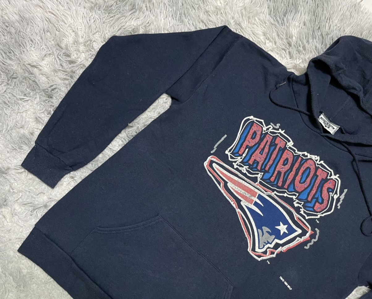NFL 1994 NEW ENGLAND PATRIOTS HOODIE DISTRESSED Size US L / EU 52-54 / 3 - 4 Thumbnail