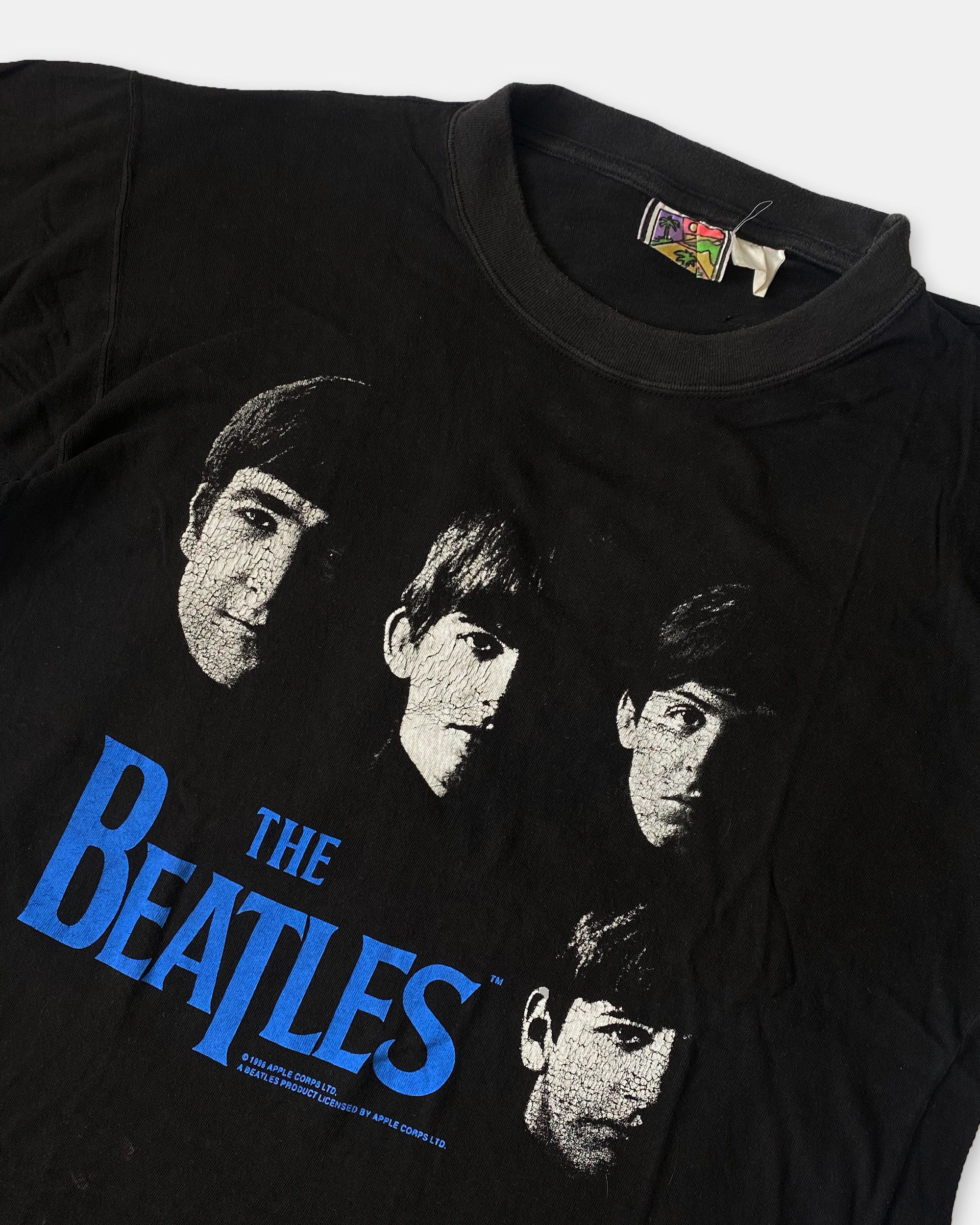 Vintage 1996 The Beatles Logo Band T-Shirt Size US L / EU 52-54 / 3 - 2 Thumbnail