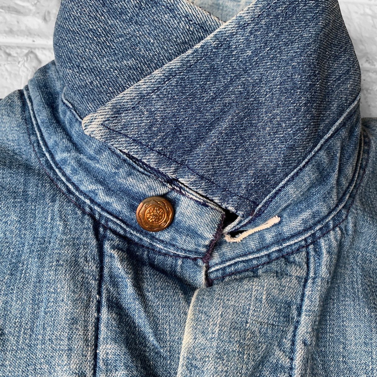 Vintage VINTAGE 1970s WRANGLER DENIM BLANKET LINED CHORE JACKET Size US L / EU 52-54 / 3 - 9 Thumbnail