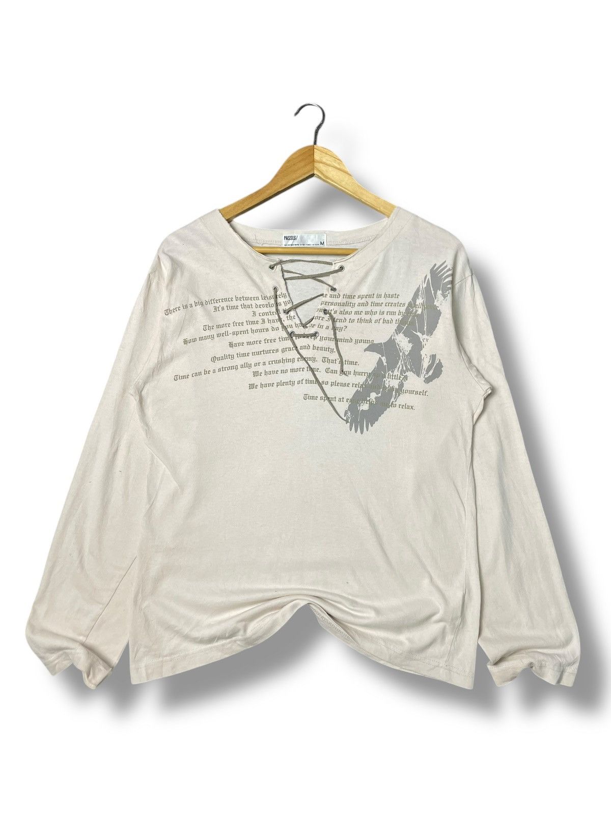 Japanese Brand × Vintage Passes Japanese Brand Long Sleeve Shirt (69) Size US M / EU 48-50 / 2 - 1 Thumbnail