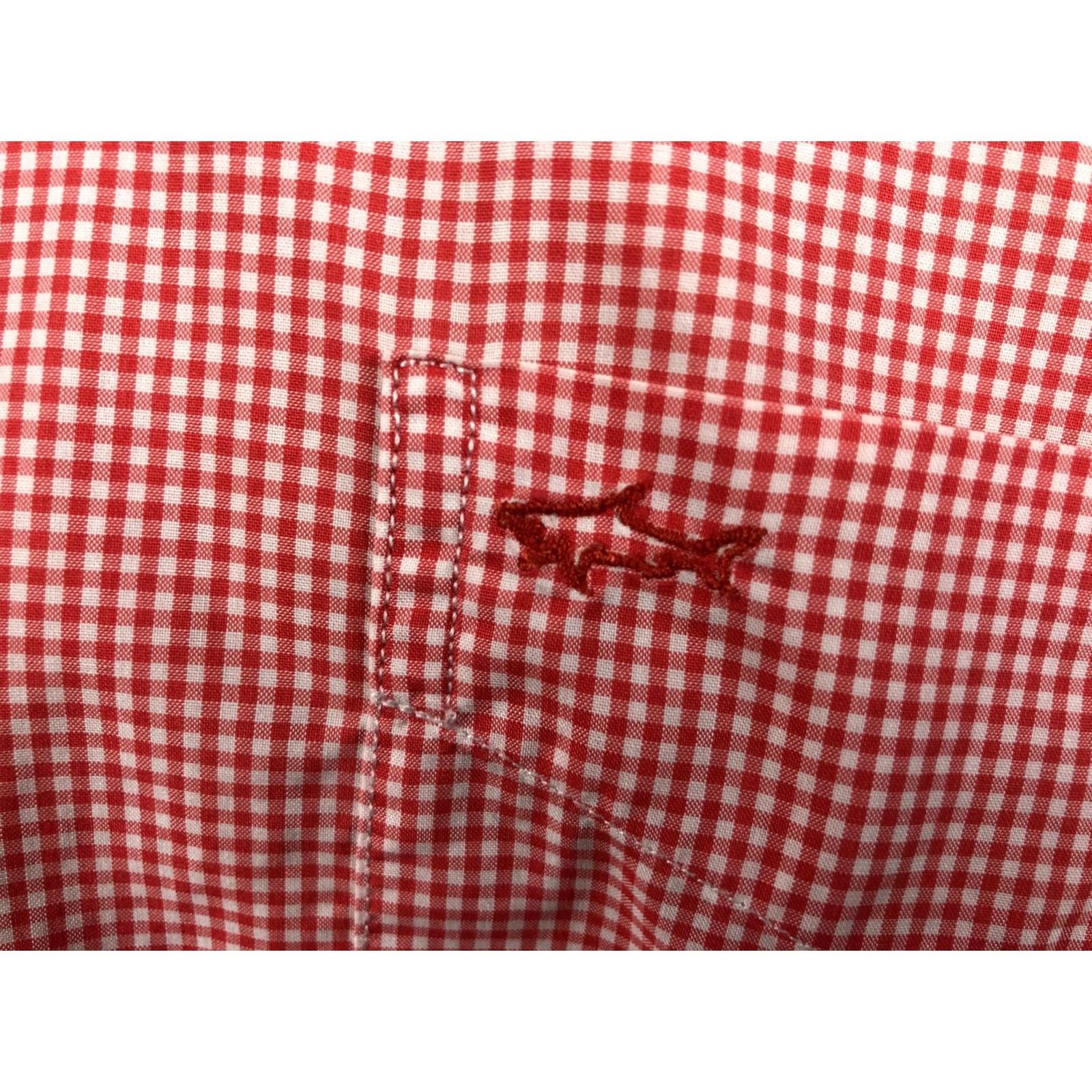 Paul & Shark Paul & Shark Men's Shirt 42 Red Cotton Check Button-Up Casual Long Sleeve Collared Shirt Size US XL / EU 56 / 4 - 7 Thumbnail