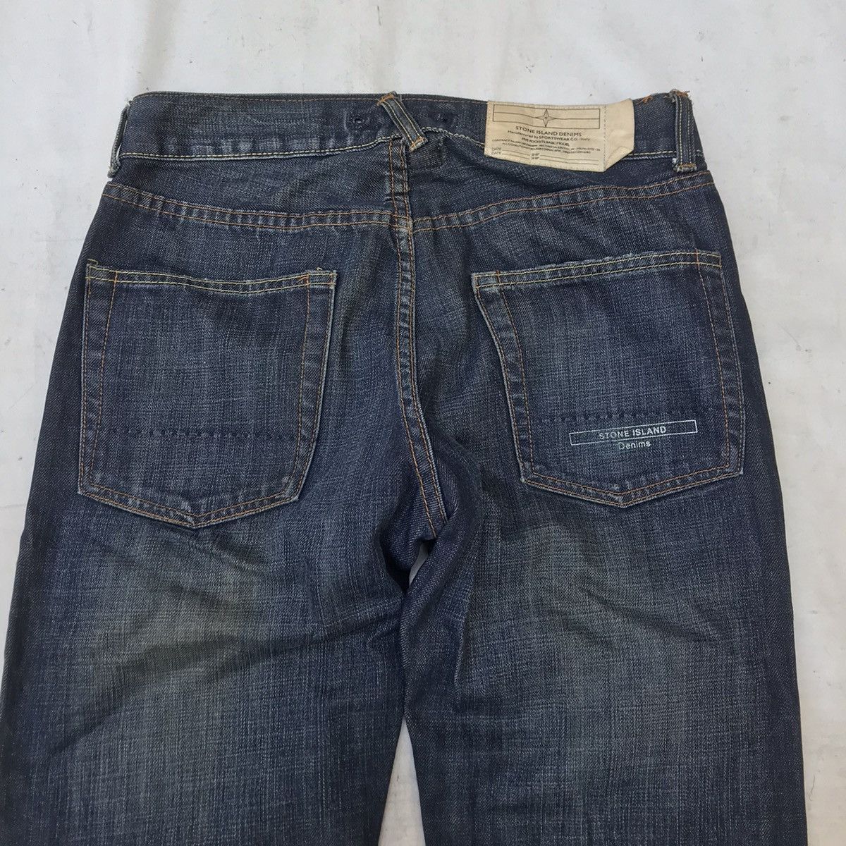 Massimo Osti × Stone Island Vintage Stone Island Denim jeans five pocket STONE ISLAND Size US 30 / EU 46 - 4 Thumbnail