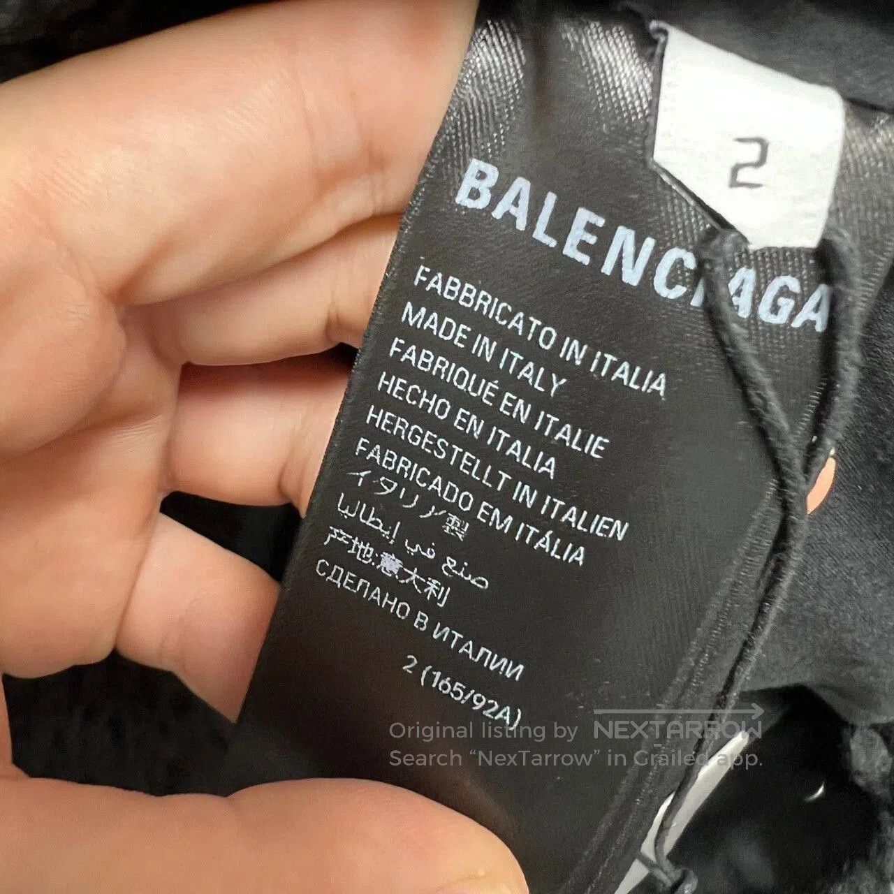 Balenciaga balenciaga black logo embroidered fleece jacket. Size US S / EU 44-46 / 1 - 5 Thumbnail