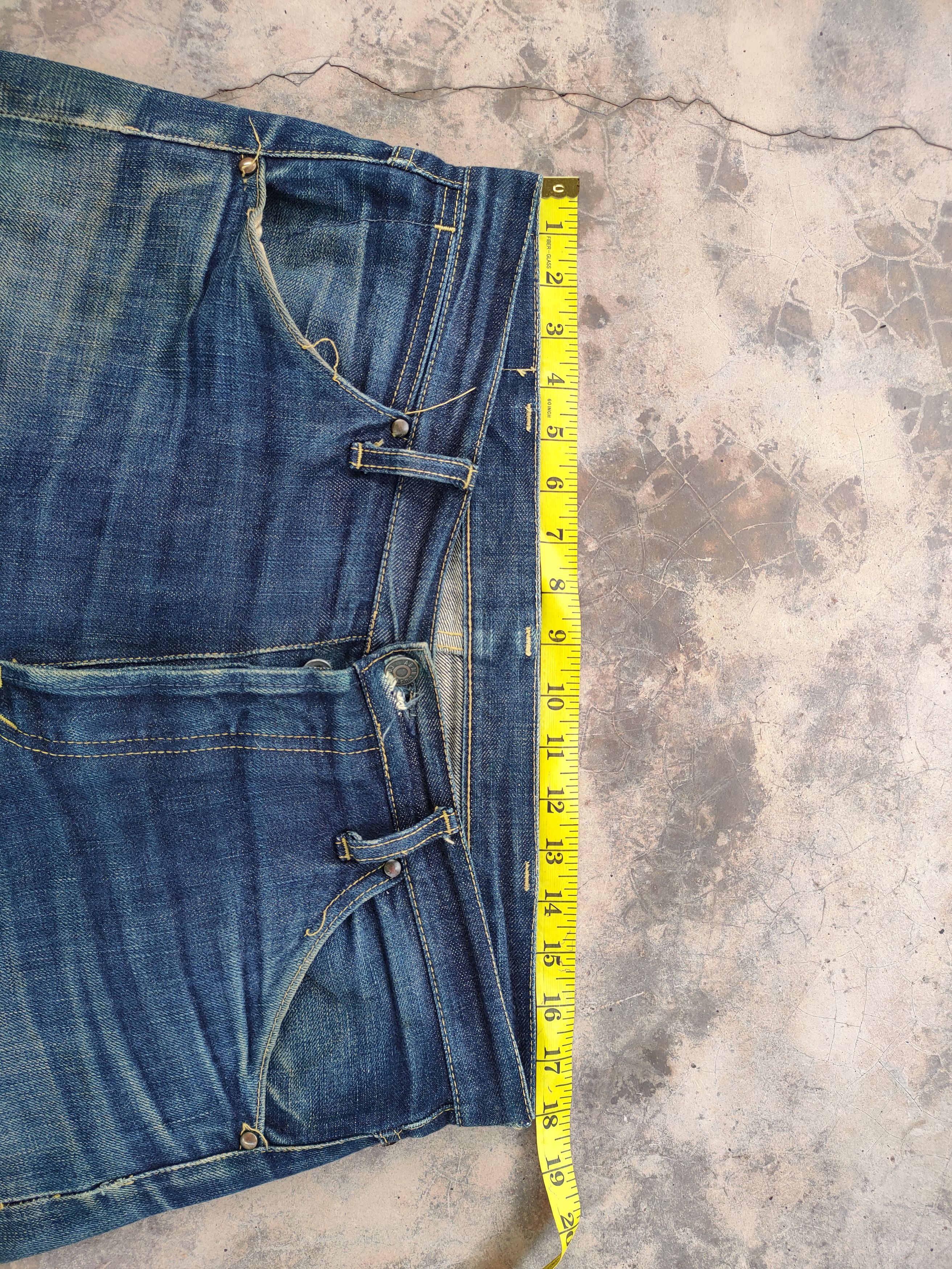 ABAHOUSE VINTAGE ABAHOUSE RUSTY SELVEGE FADED JEANS DENIM PANTS Size US 36 / EU 52 - 10 Thumbnail