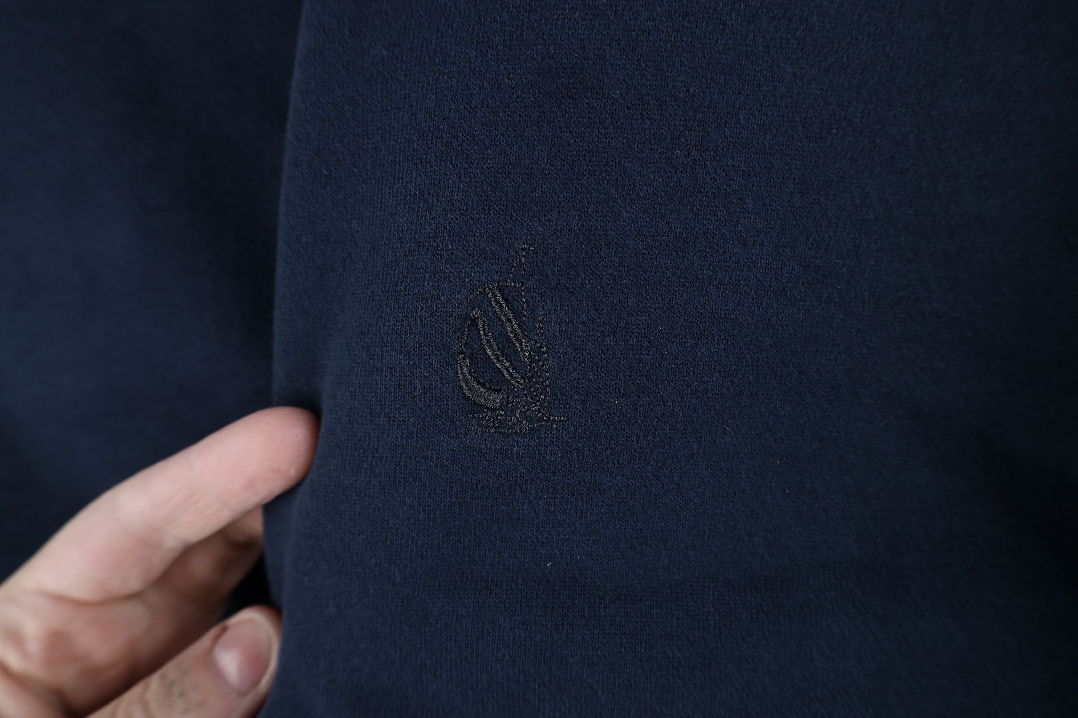 Nautica × Vintage Vintage 90s Nautica Sailboat Crewneck Sweatshirt Navy Blue Size US L / EU 52-54 / 3 - 4 Thumbnail