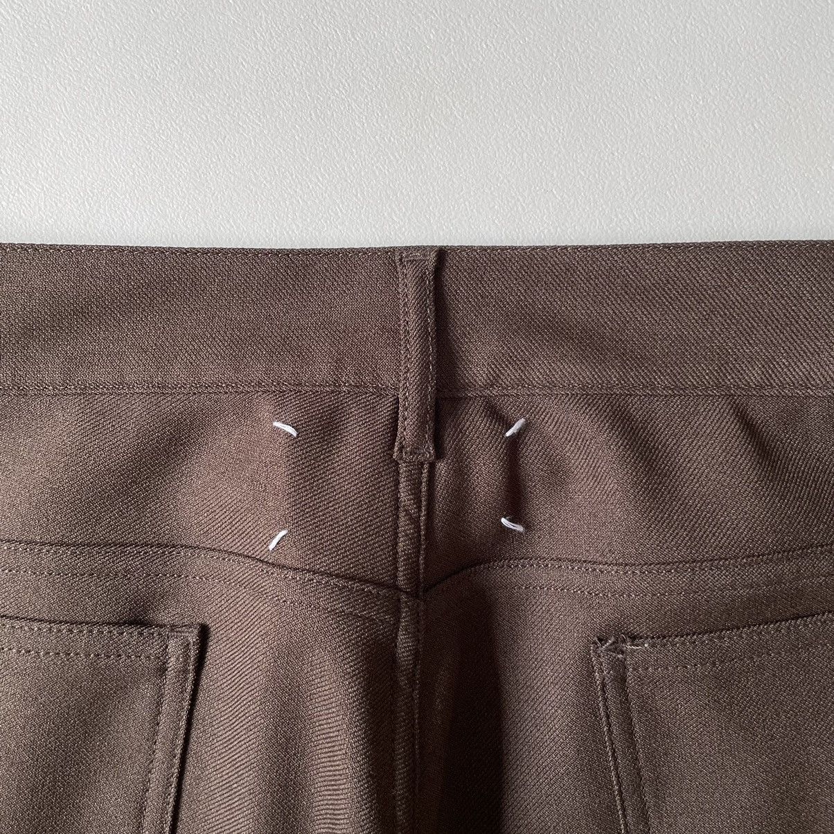 Maison Margiela A/W 18 Brown Tech Twill Trousers Size US 34 / EU 50 - 13 Thumbnail