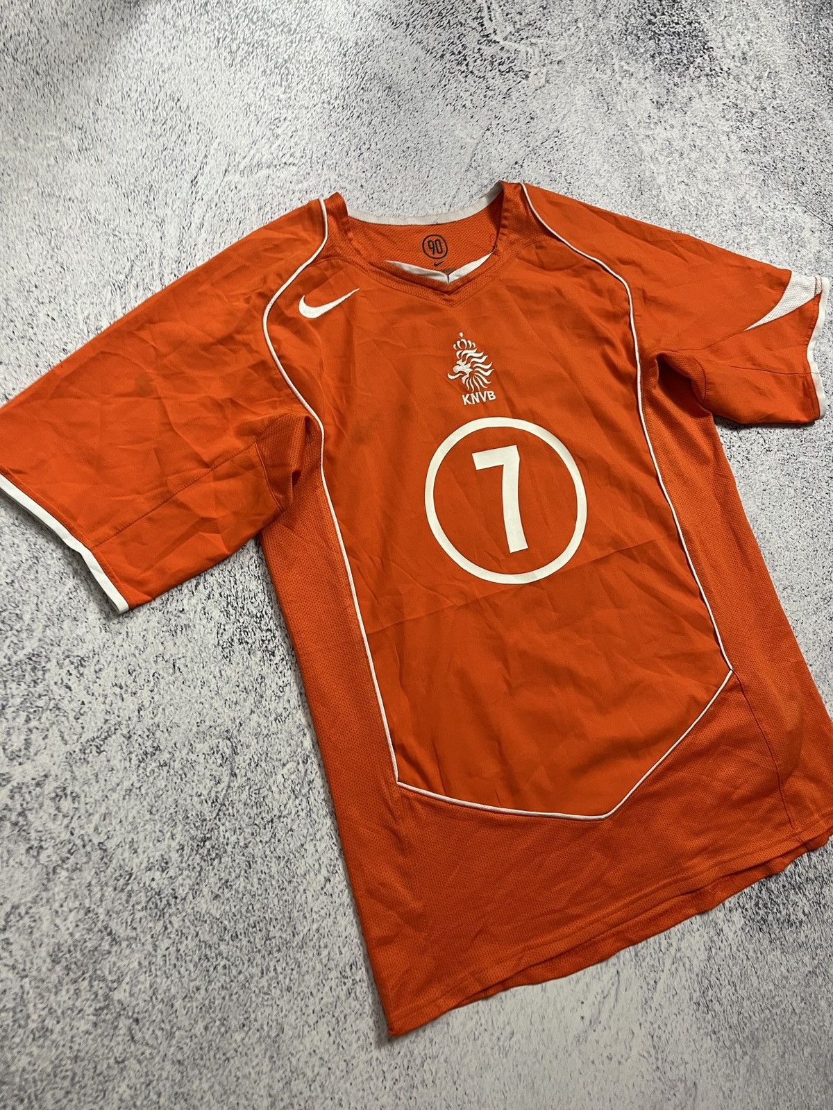 Nike × Vintage Nike Netherlands 2004 Soccer Football Jersey Blockcore Rare Size US S / EU 44-46 / 1 - 4 Thumbnail