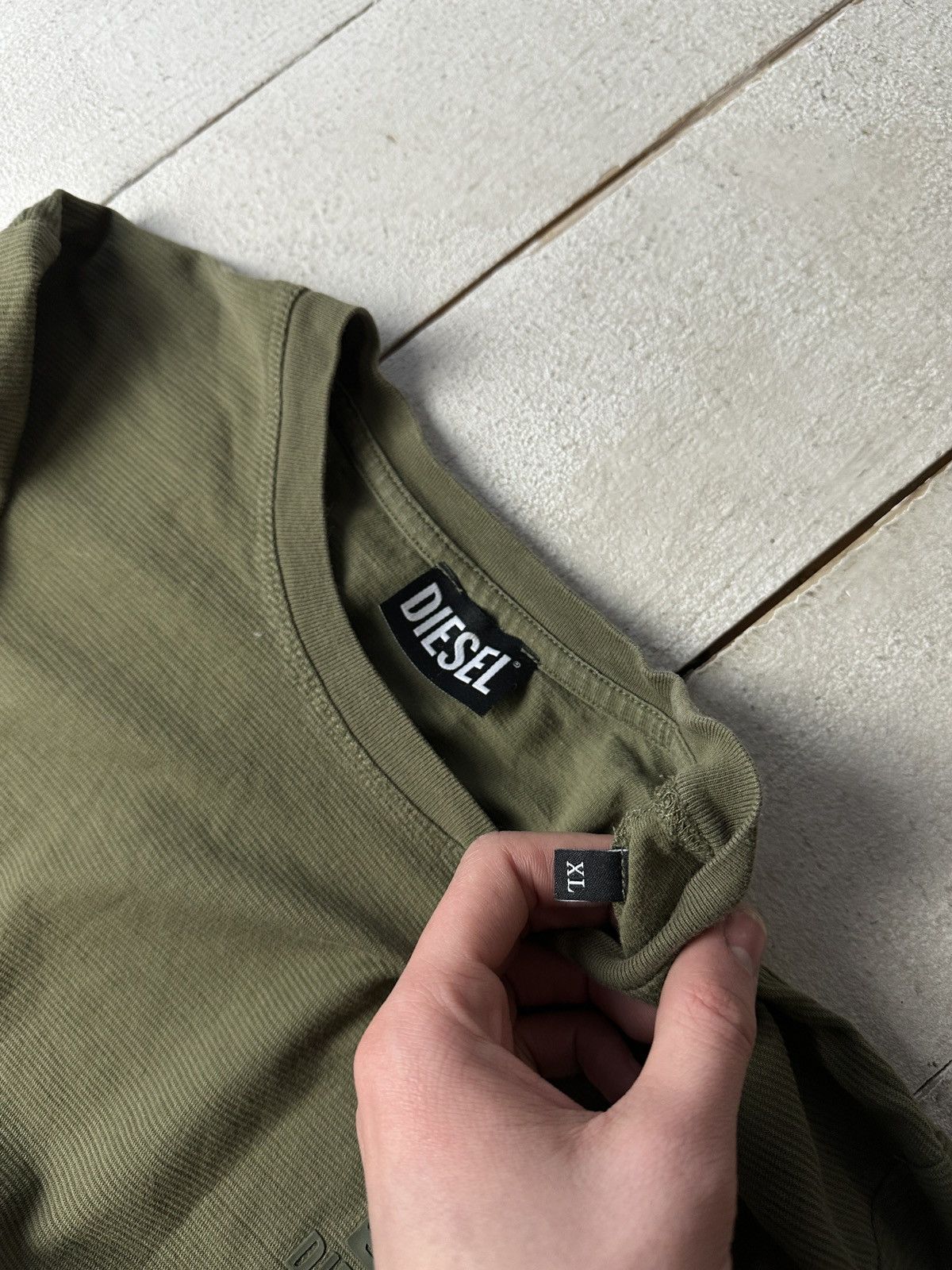 Diesel 🚨CRAZY DIESEL LONGSLEEVE Y2K WITH LOGO STAR RARE OPIUM Size US XL / EU 56 / 4 - 13 Thumbnail