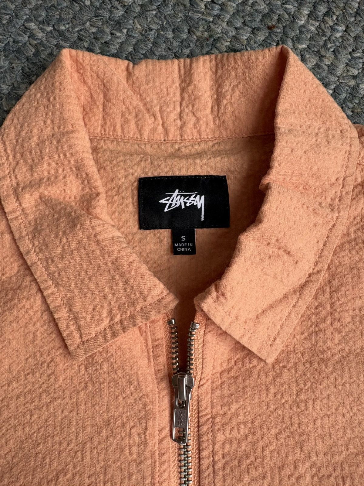 Stussy Stussy Half Zip Seersucker shirt Size US S / EU 44-46 / 1 - 4 Thumbnail