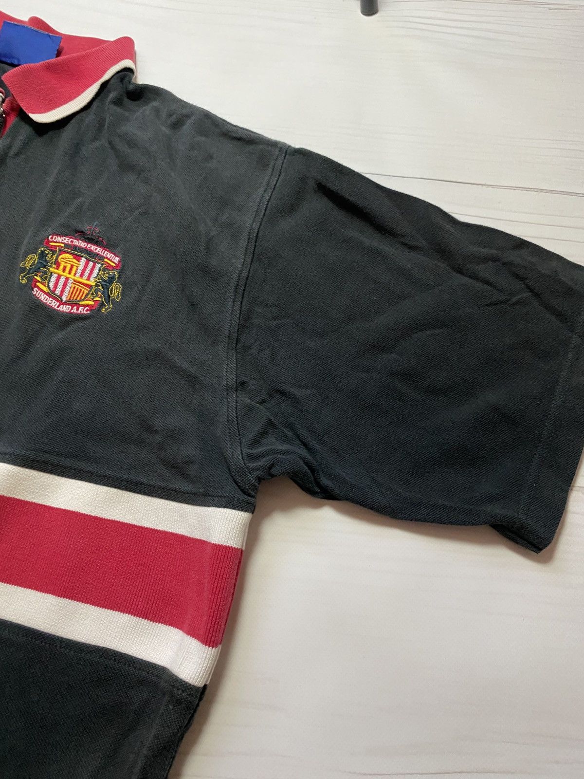 Asics × Vintage Vintage Sanderland AFC quarter zip training polo t shirt Size US XL / EU 56 / 4 - 10 Thumbnail