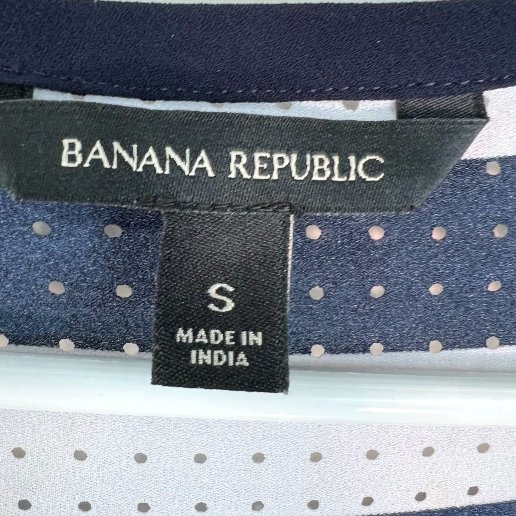 Banana Republic Banana Republic Womens Tank Top Blue White Striped Size S Size S / US 4 / IT 40 - 3 Thumbnail