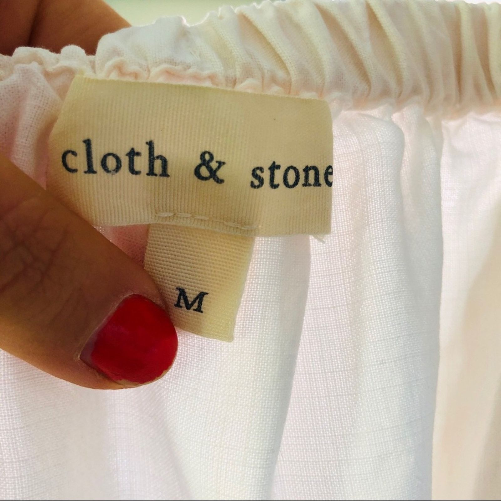 Anthropologie ANTHROPOLOGIE Cloth Stone Raw Blush Pink Top Shirt Blouse Size M / US 6-8 / IT 42-44 - 5 Thumbnail
