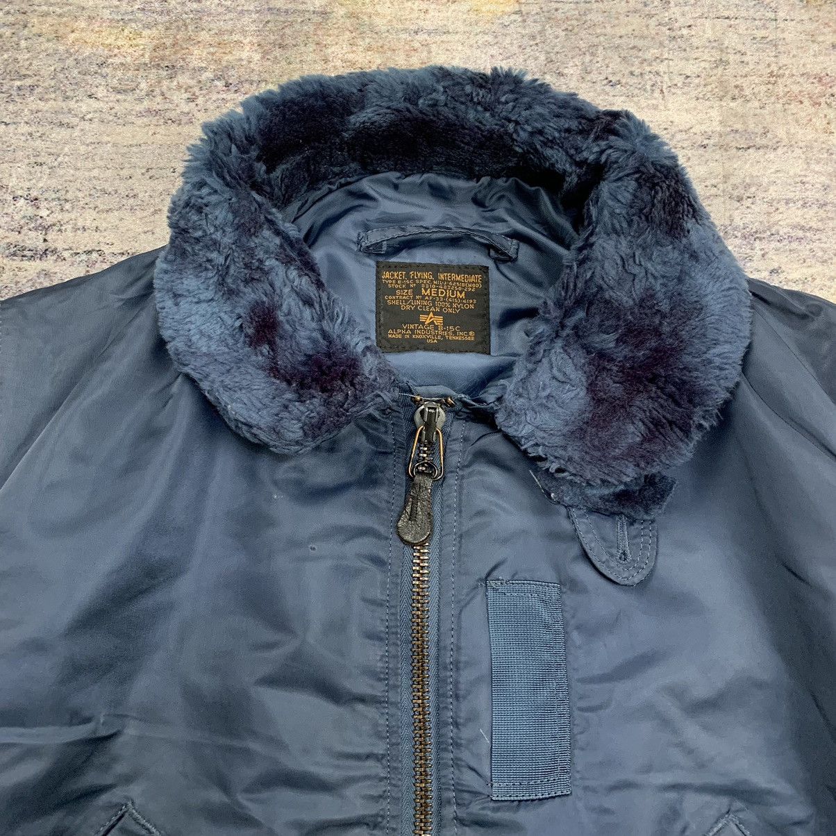 Alpha Industries Vintage 80s 90s alpha industries B-15C bomber flight jacket Size US M / EU 48-50 / 2 - 5 Thumbnail