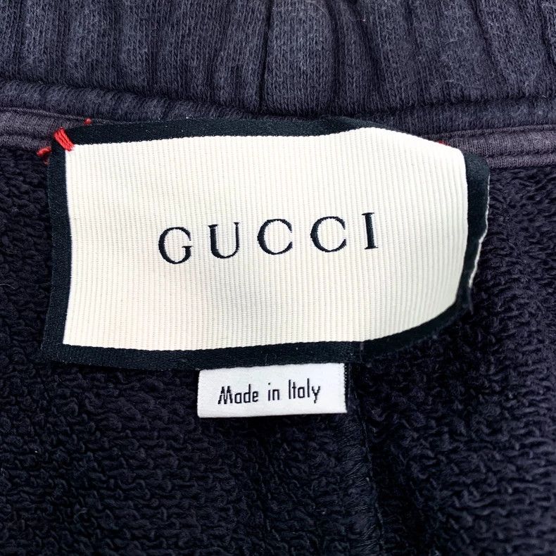 Gucci Gucci Size M Dark blue logo letter print elastic cotton ca Size US 28 / EU 44 - 6 Thumbnail
