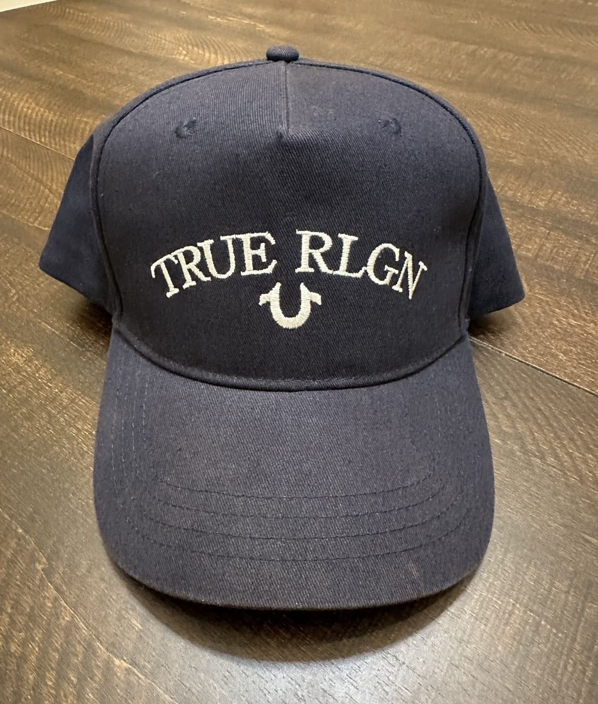 True Religion True Religion Hat Cap Embroidered Snapback Navy Blue Size ONE SIZE - 1 Thumbnail