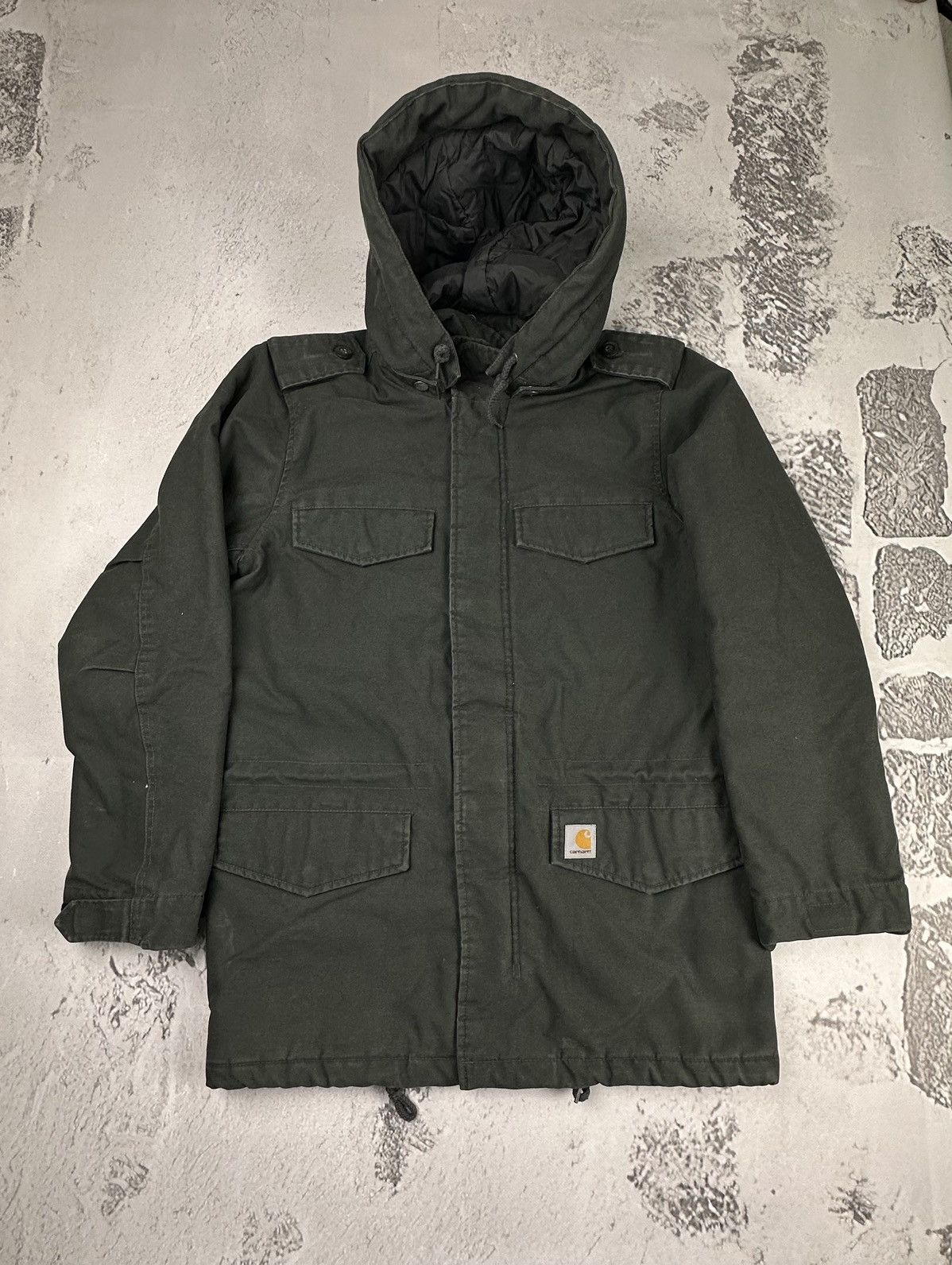 Carhartt Vintage Carhartt Hickman Coat Parkas Jacket Workwear Size US M / EU 48-50 / 2 - 1 Thumbnail