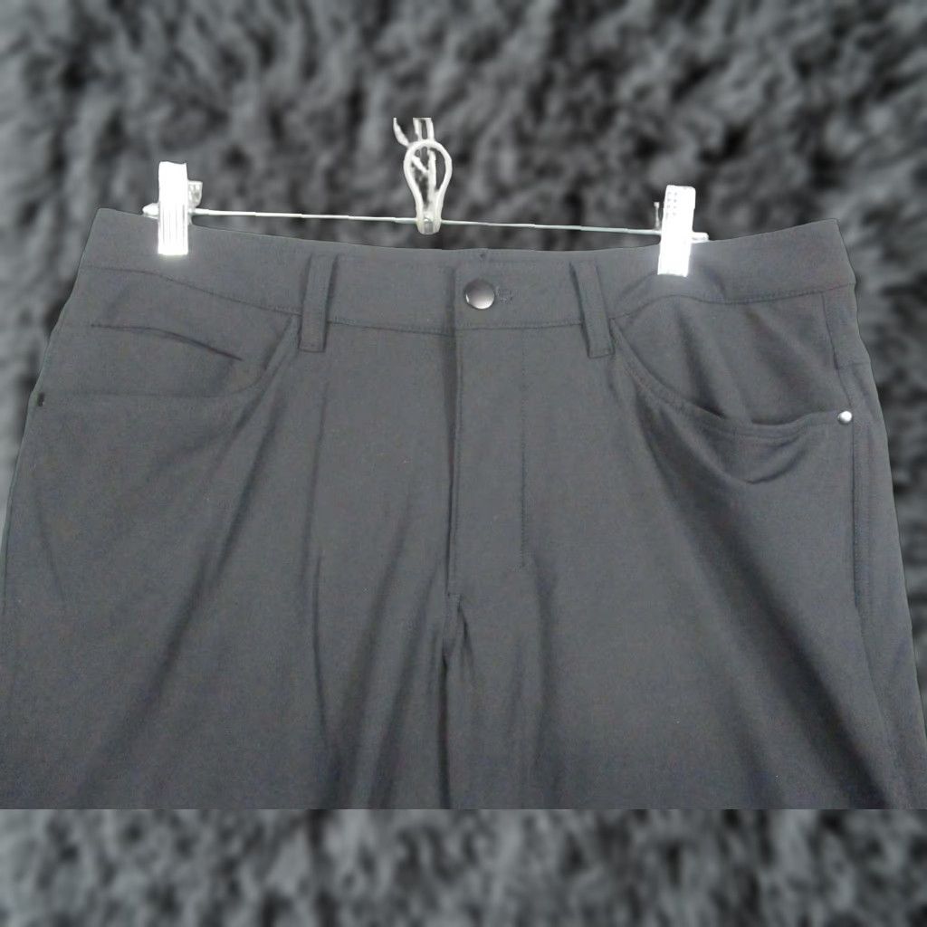 Lululemon Lululemon Pants Mens 32 Black 5 Pocket Straight Leg Performance Casual Golf Chino Flat Front Zip Mens Size US 32 / EU 48 - 1 Thumbnail