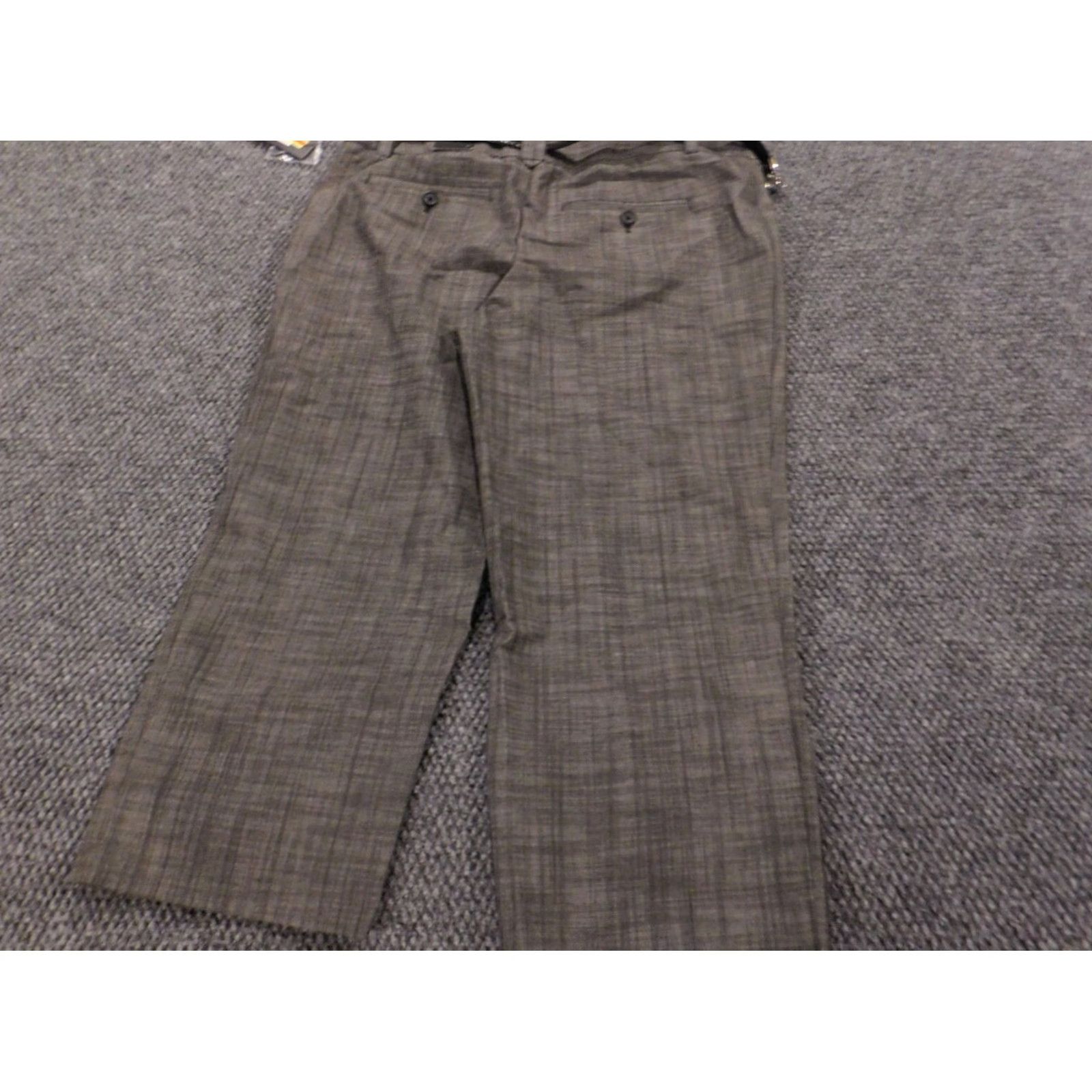 Apt. 9 Apt. 9 Womens Pants 8 Gray Ava Straight Regular Stretch Chino Casual Zip Crop Regular Inseam 21 in Womens Size 30" / US 8 / IT 44 - 6 Thumbnail